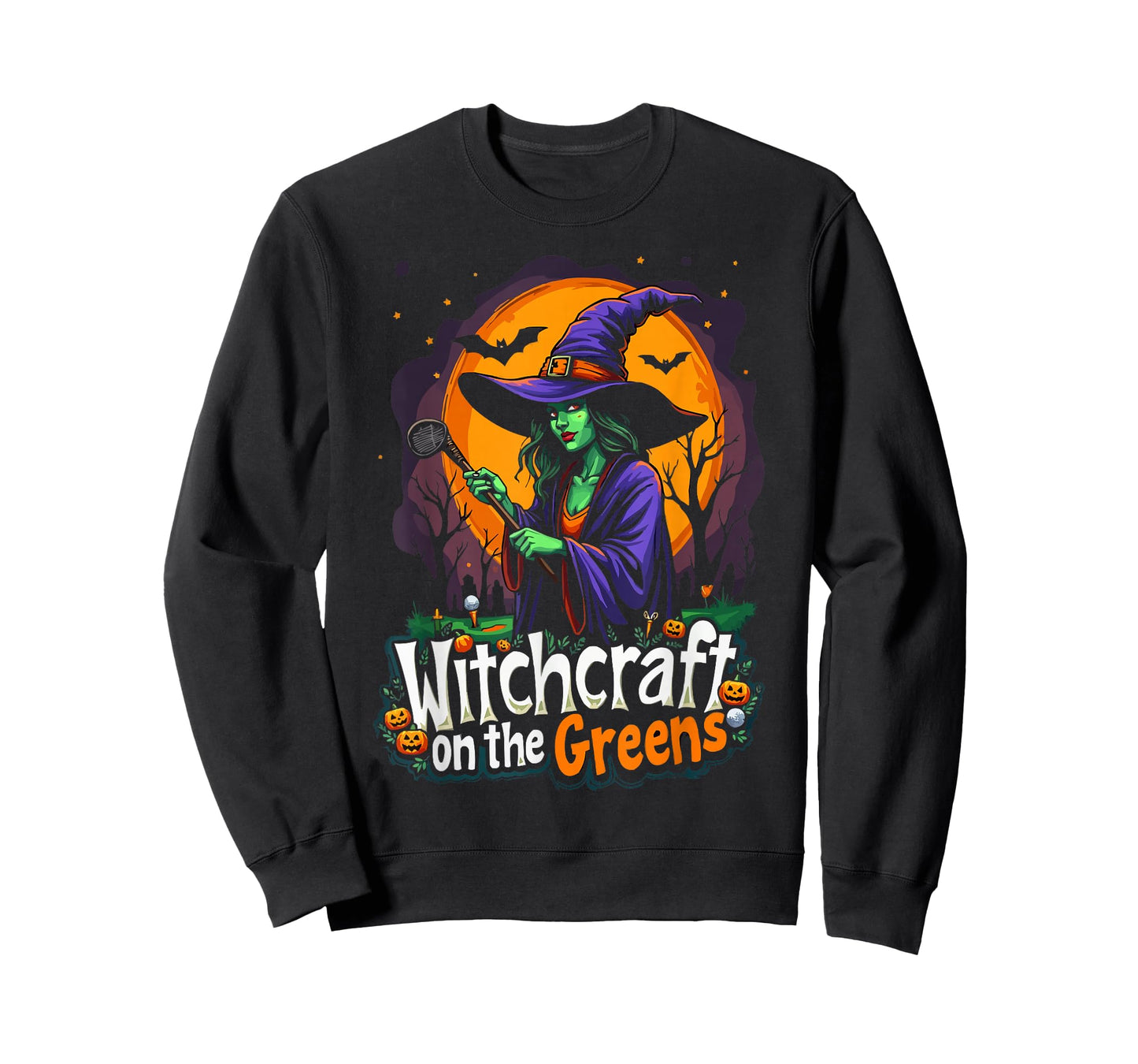 Golf Halloween Spooky Golf Player GolferTrick Or Treat T-Shirt