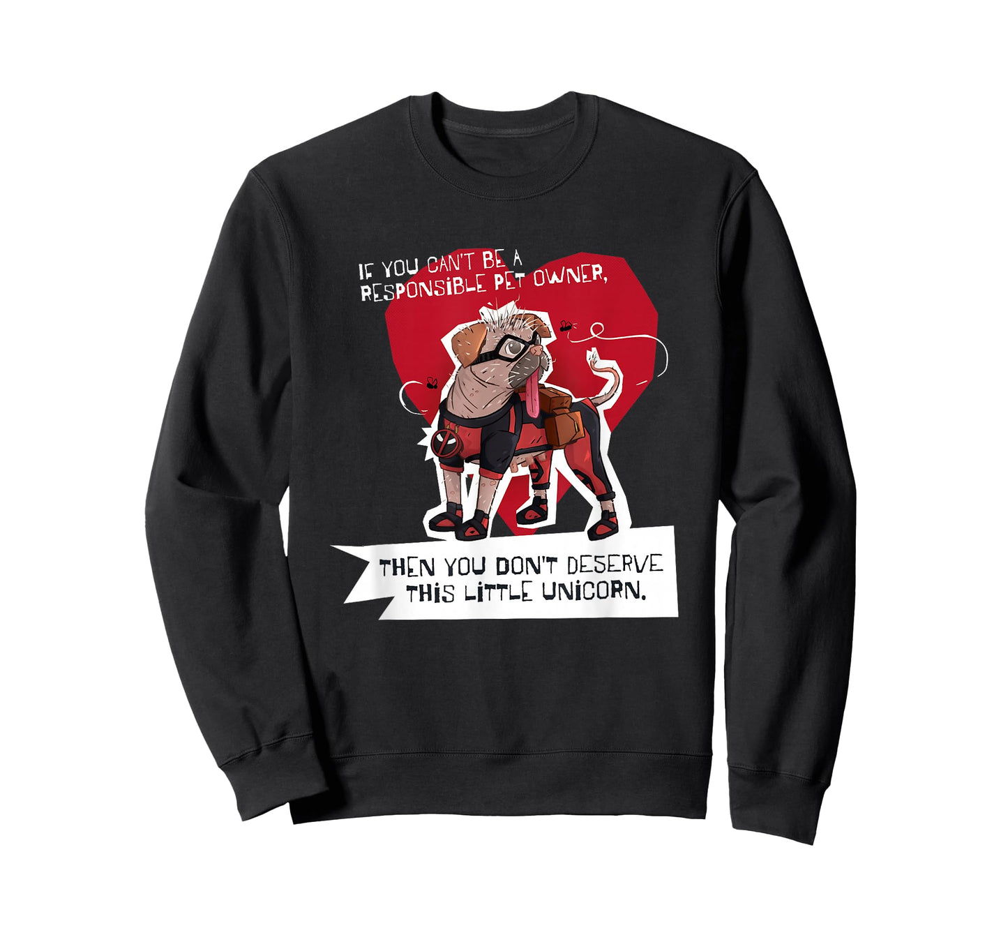 Marvel Deadpool & Wolverine Dogpool This Little Unicorn Logo T-Shirt