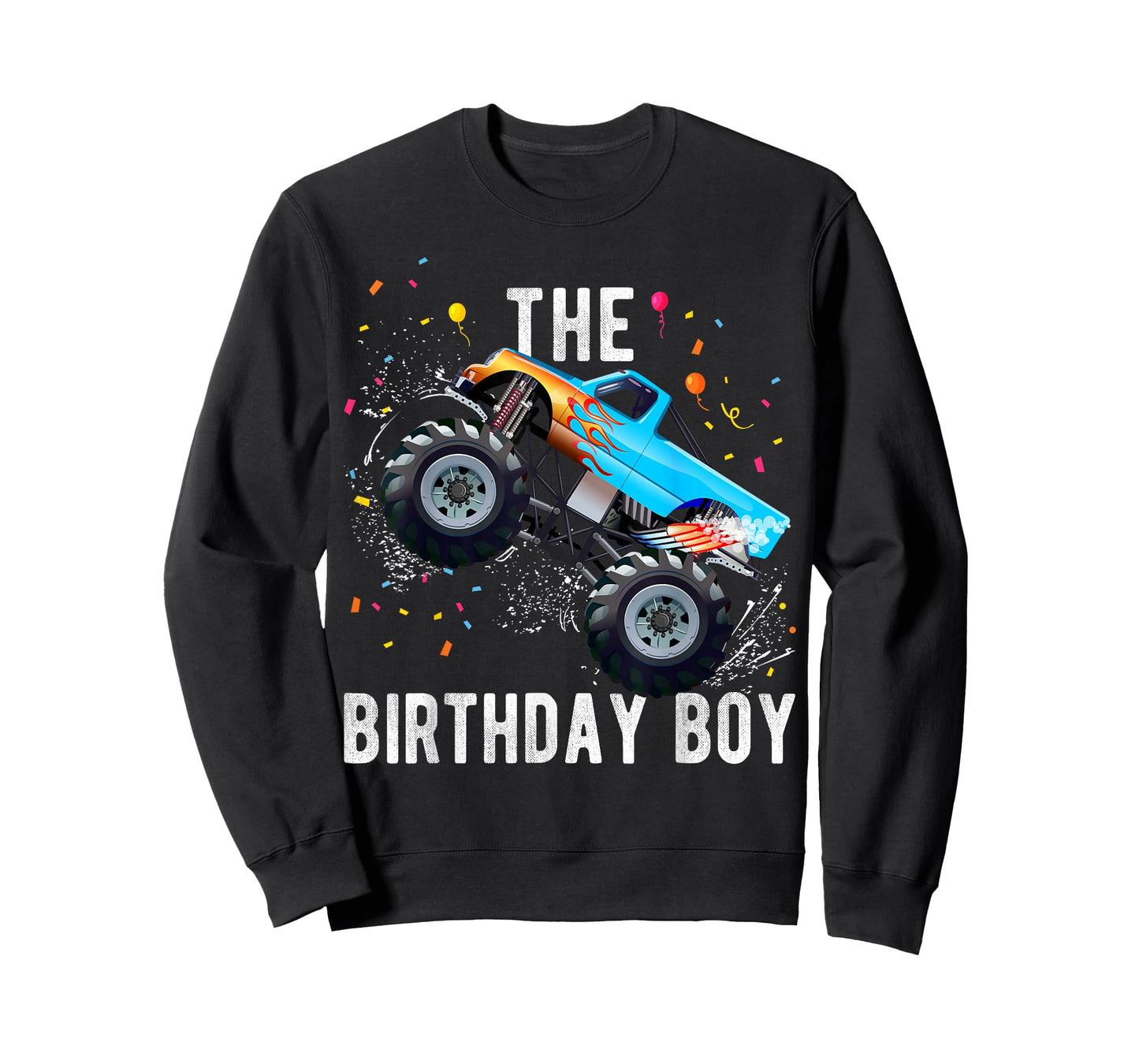 Birthday Boy Monster Truck Family Matching T-Shirt