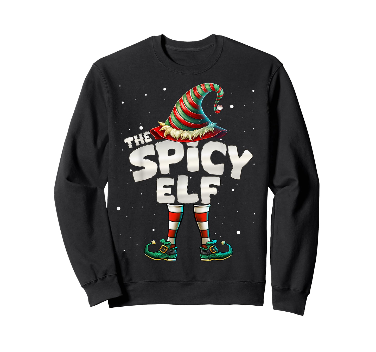 Spicy Elf Family Matching Group Christmas T-Shirt
