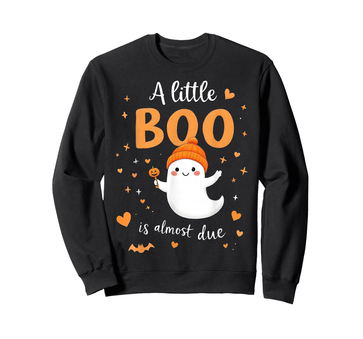 A Little Boo is Almost Due Halloween Pregnancy Cute T-Shirt