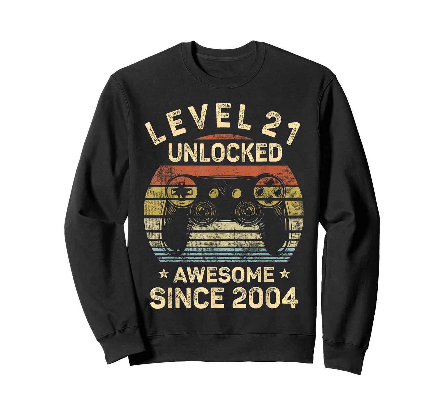 Level 21 Unlocked 21st Birthday 21 Year Old Gifts Gamer Bday T-Shirt