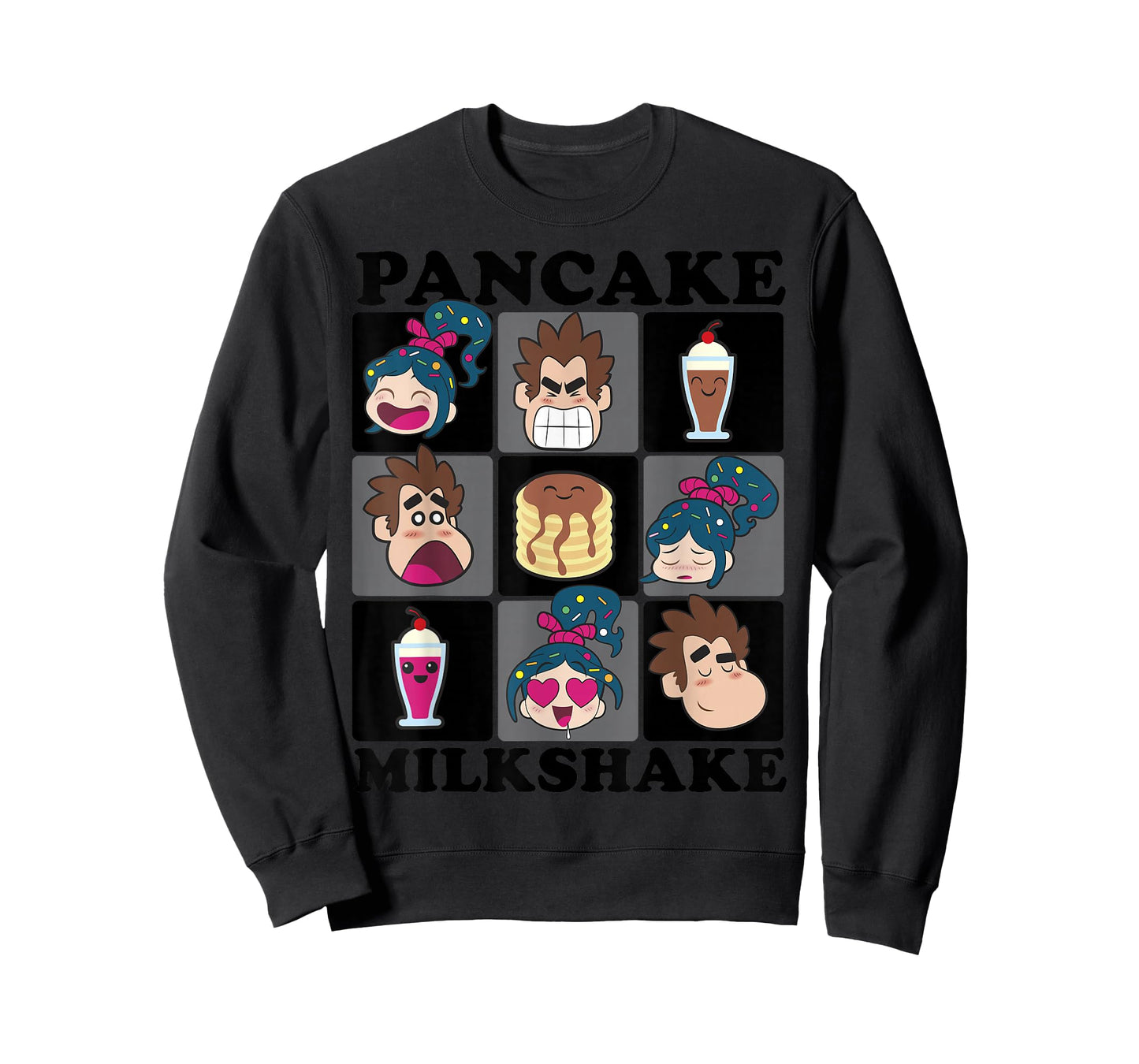 Disney Wreck It Ralph 2 Pancake Grid Graphic T-Shirt T-Shirt