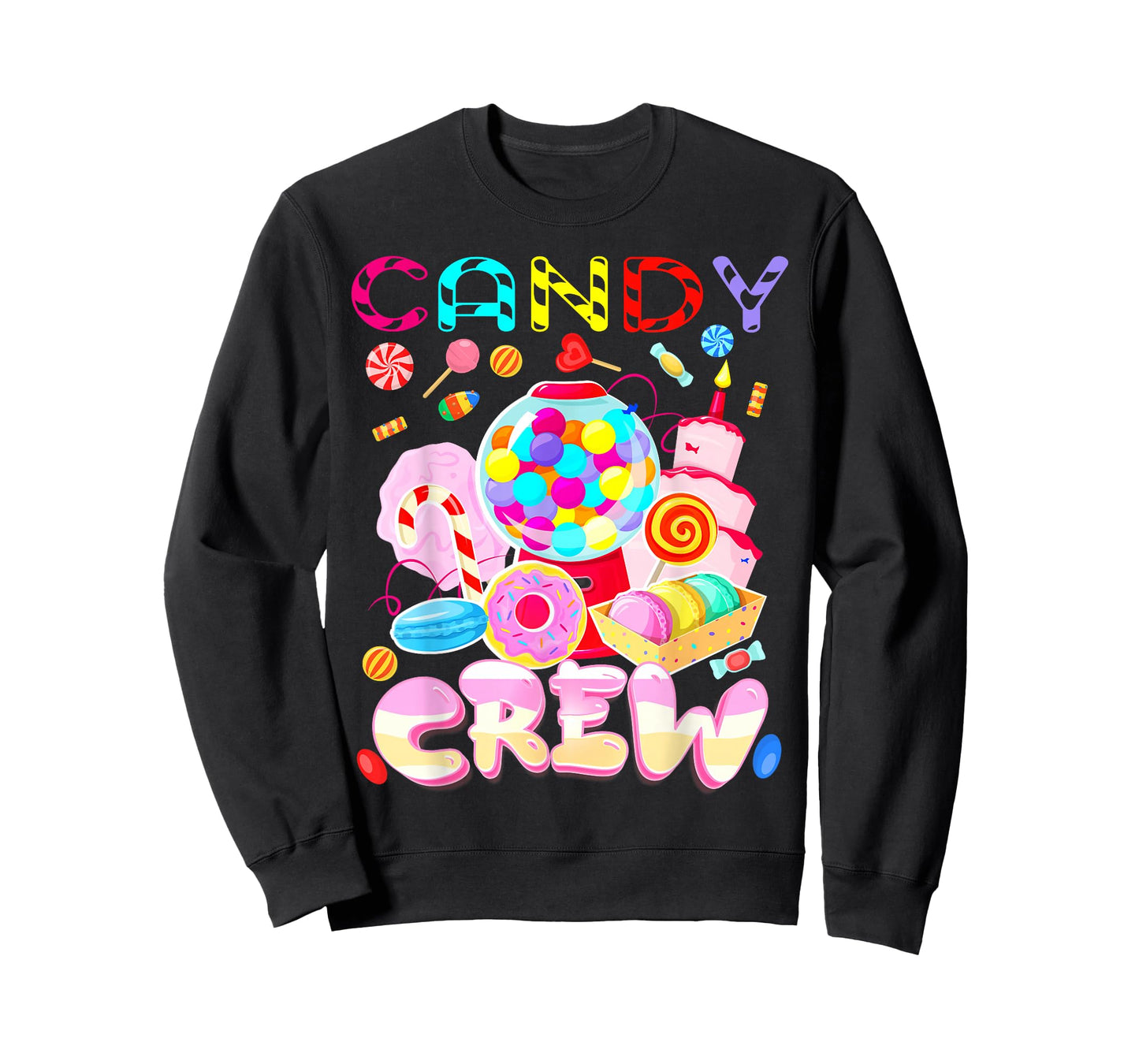 Candy Land Candy Crew Party Halloween Costumes Adult Women T-Shirt