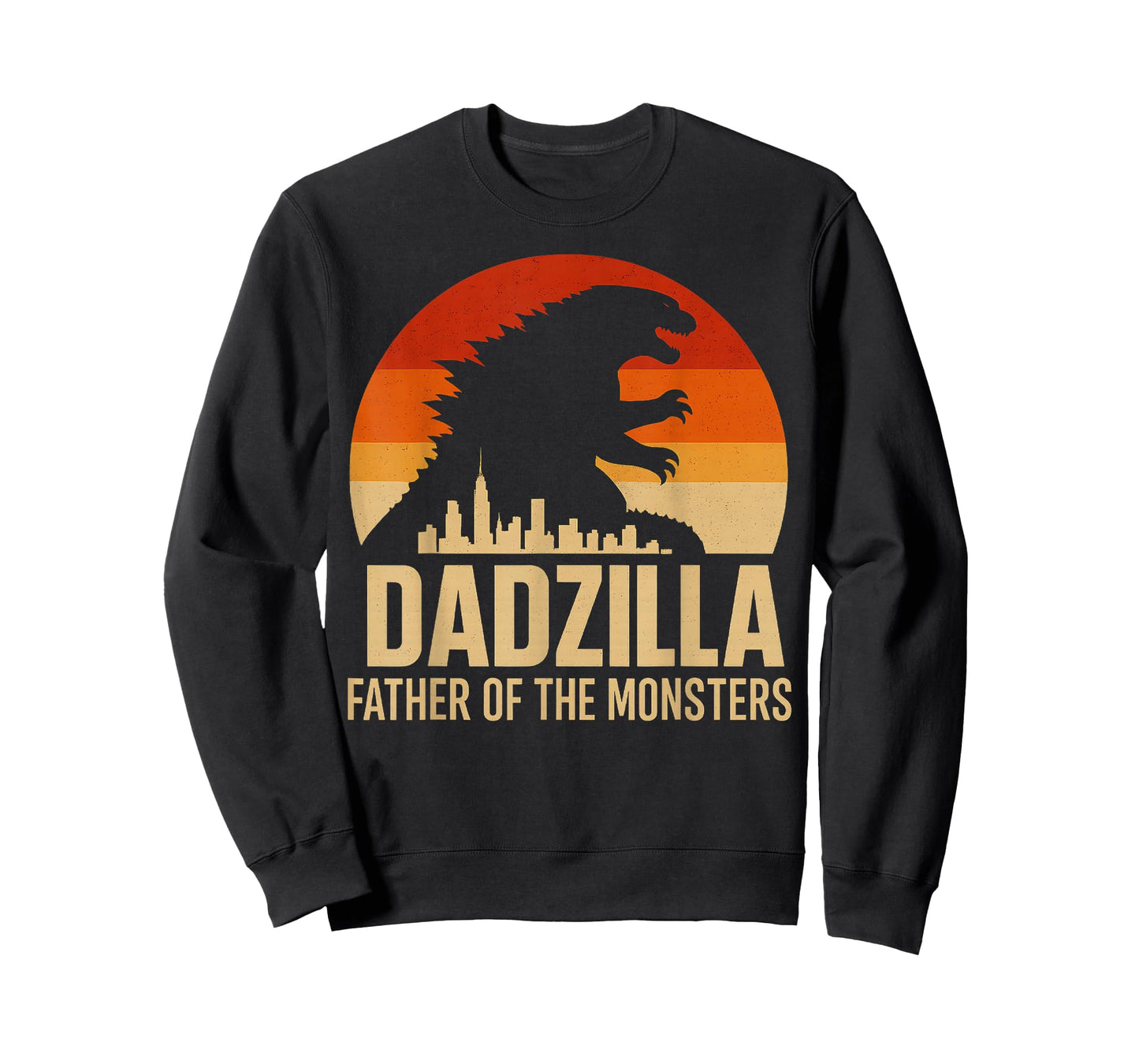 Vintage Dadzilla Father Of The Monsters Mens Fathers Day T-Shirt