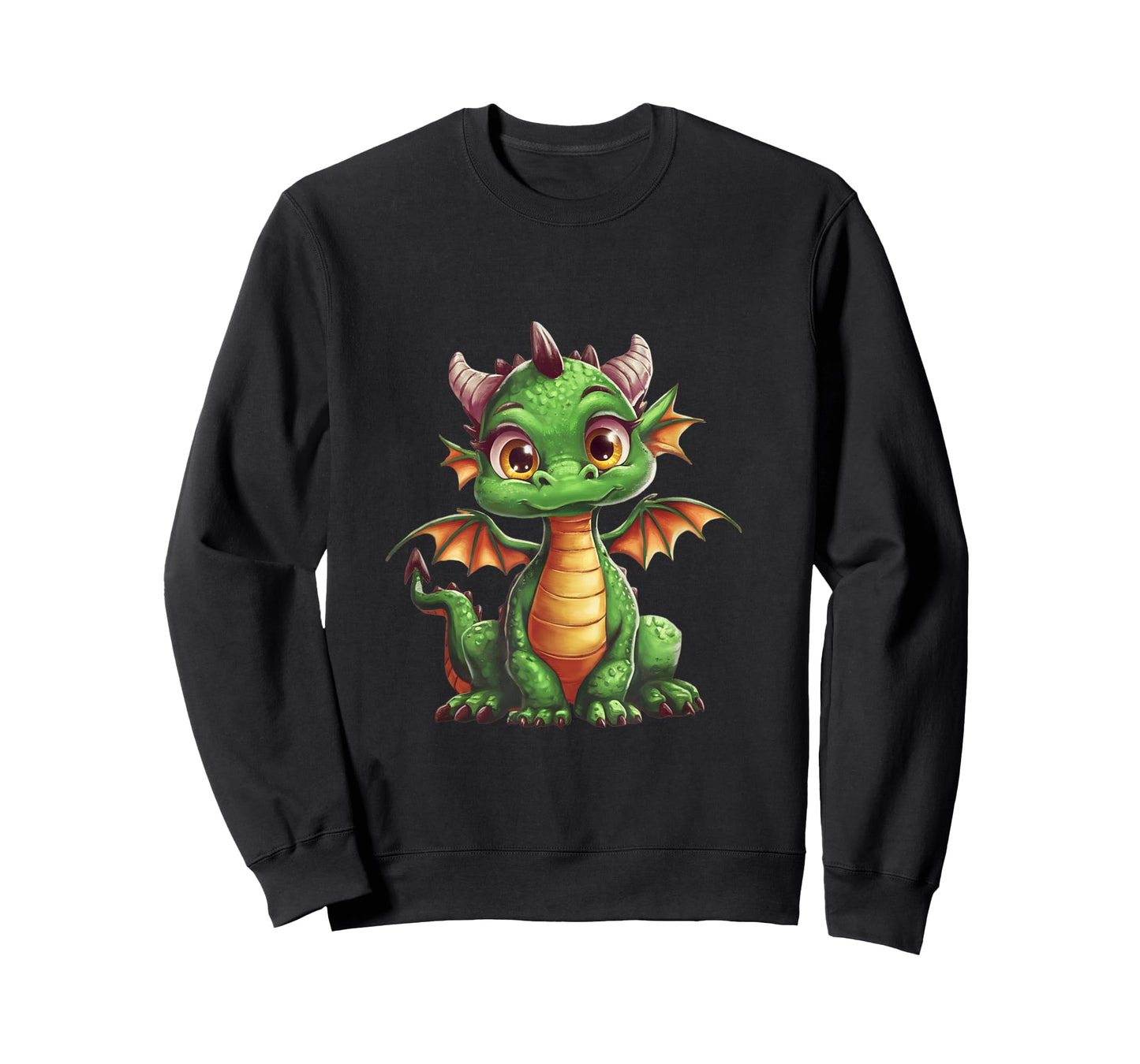 Kawaii Cute Dragon Anime Perfect Boy Girl Kid Green Dragon T-Shirt