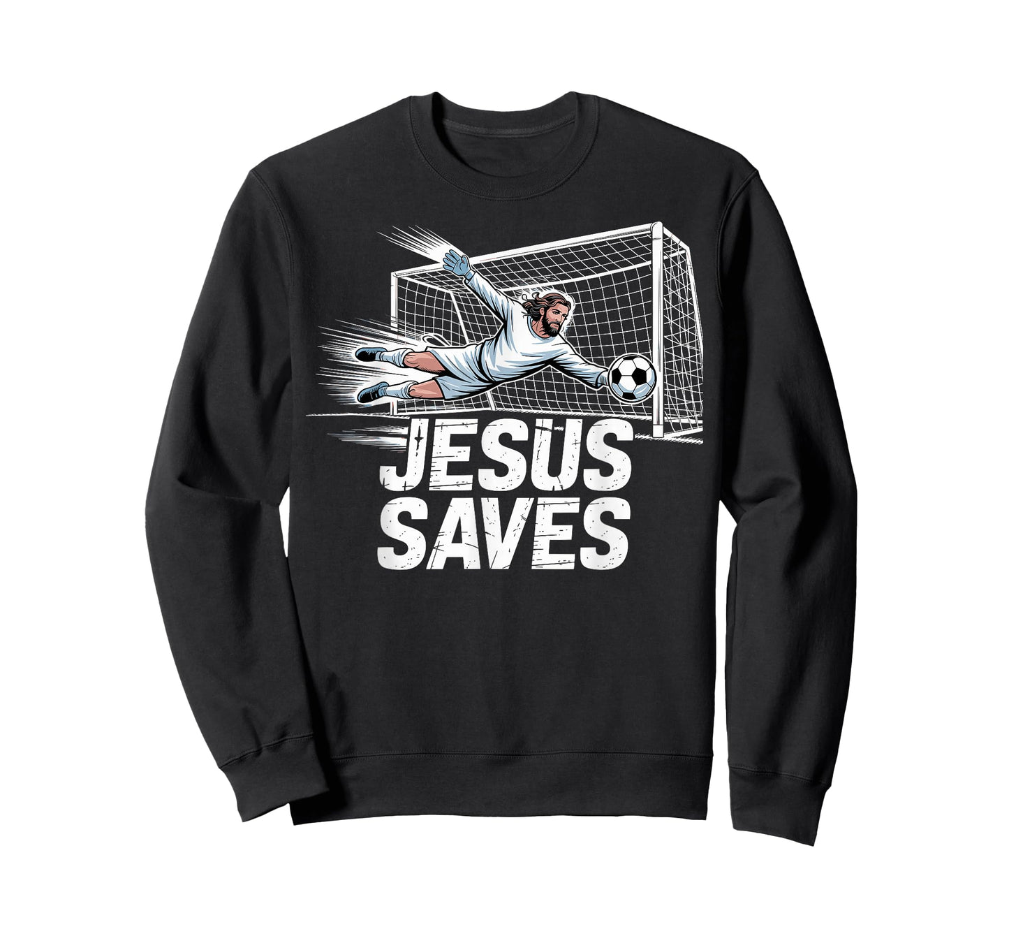 Soccer Goalie Goalkeeper Jesus Saves Christian Soccer Player T-Shirt