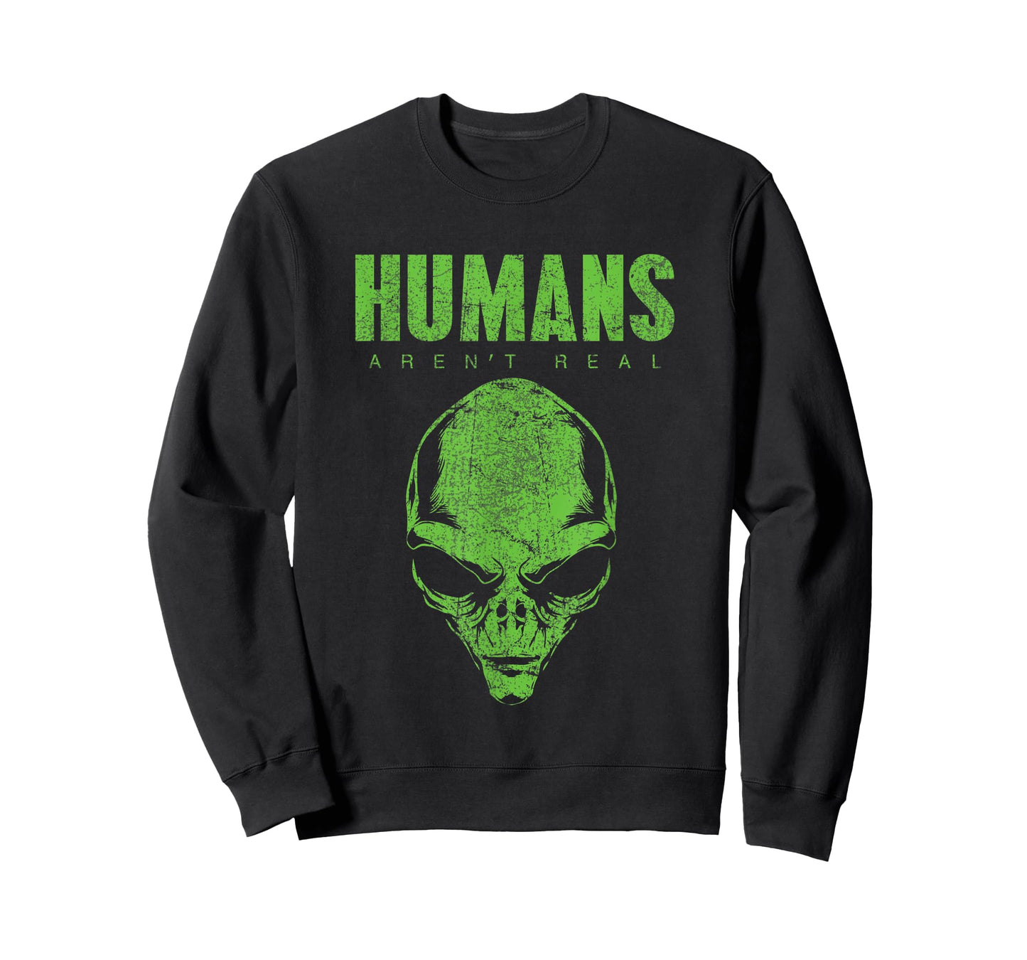 Humans Aren't Real Alien Believer Shirt Funny Cute UFO Space T-Shirt