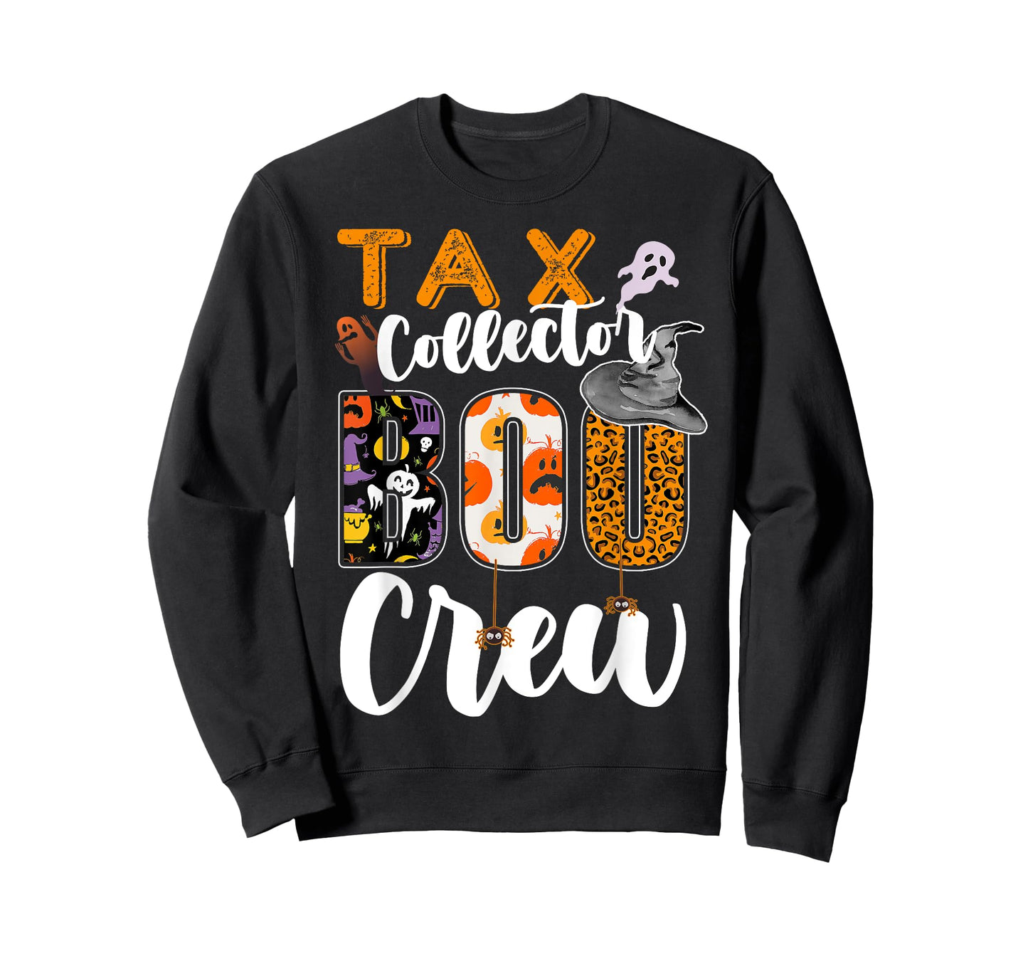 Tax Collector Boo Crew Halloween Matching Tax Officer T-Shirt