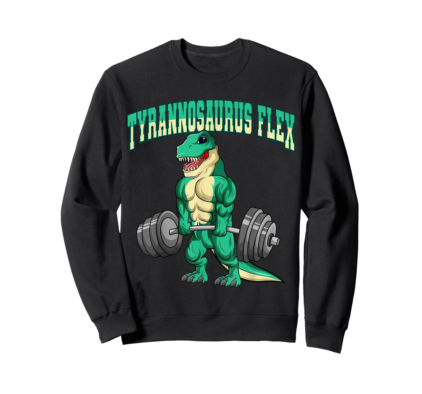 Bodybuilding Fitness Tyrannosaurus Flex Dinosaur Dino T-Rex T-Shirt