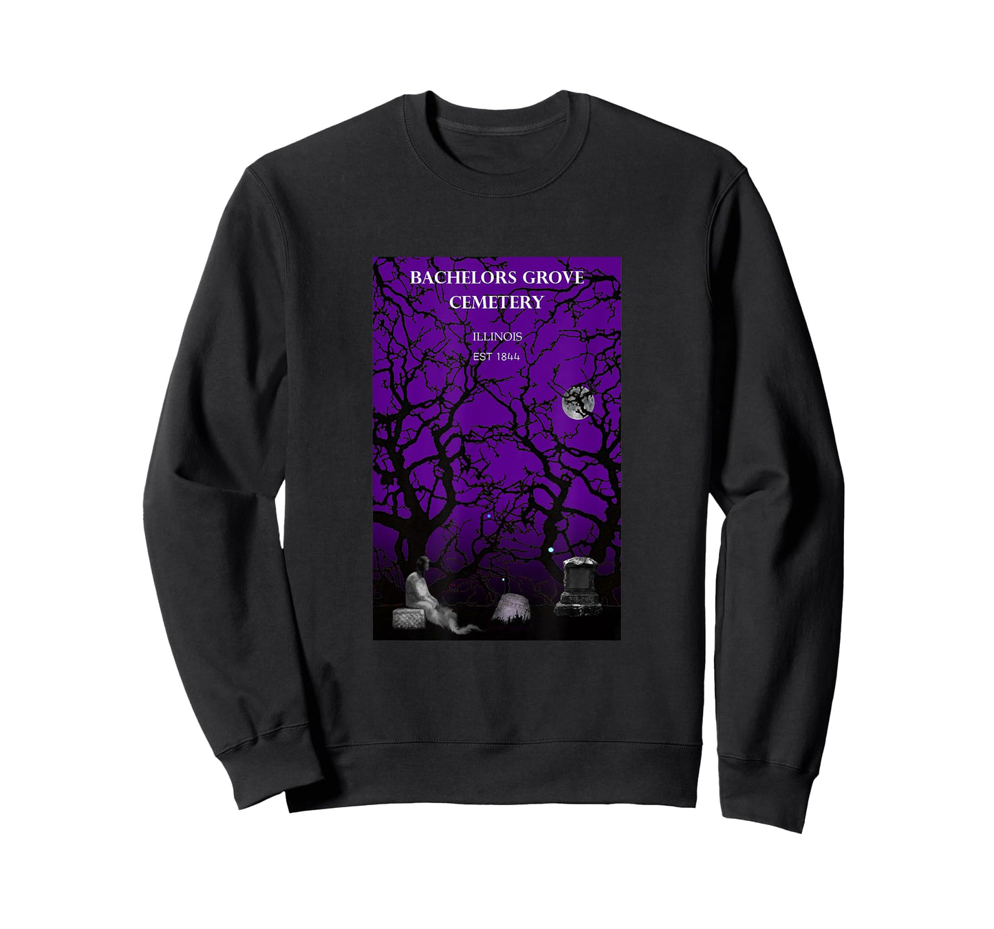 Ghosts of Bachelor's Grove Cemetary: Haunting Halloween T-Shirt
