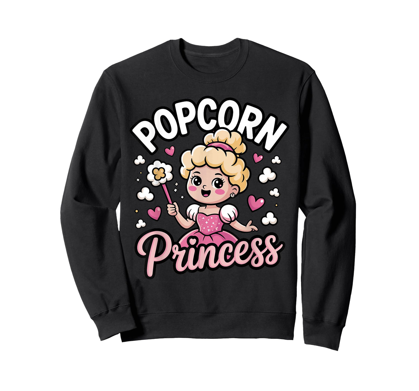 Funny Popcorn Art for Women Girls Kid Pop Corn Popcorn Lover T-Shirt