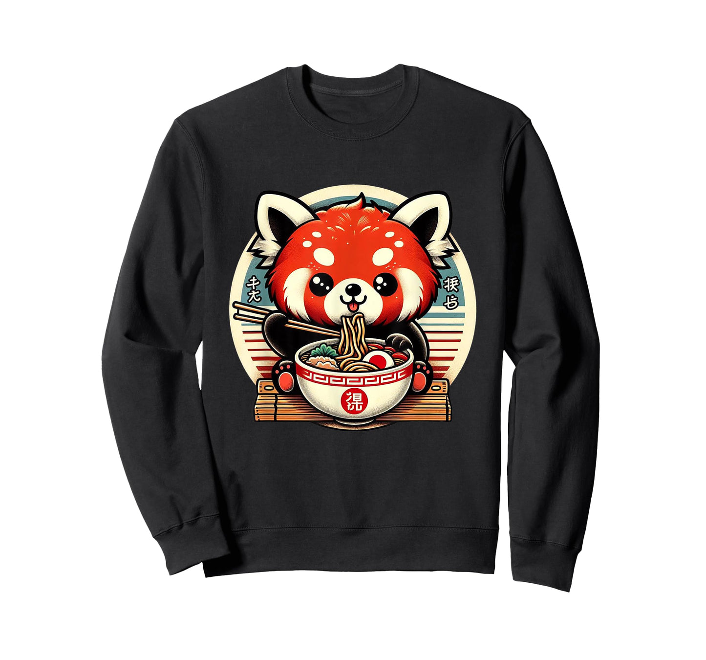 Red Panda Ramen Kawaii Neko Japanese Noodles Aesthetic T-Shirt