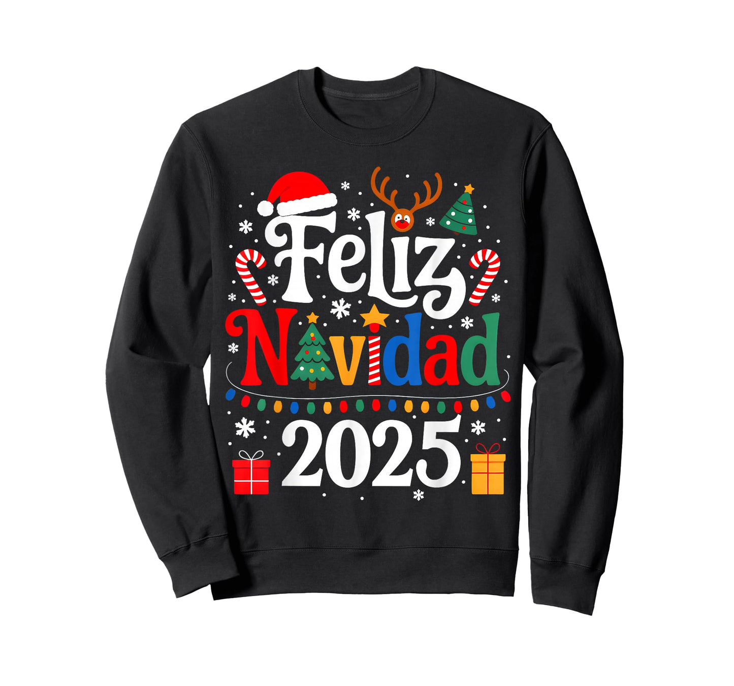 Feliz Navidad 2025 Matching Family Spanish Christmas Mexican T-Shirt