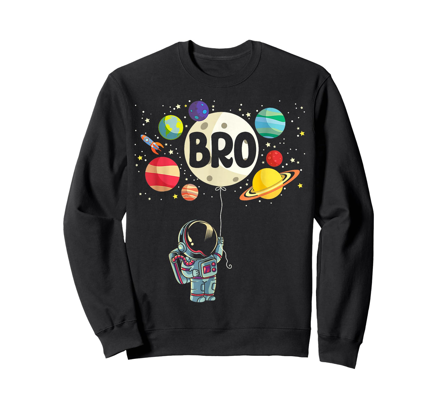 Brother of The Birthday Boy Space Astronaut 1st Birthday T-Shirt