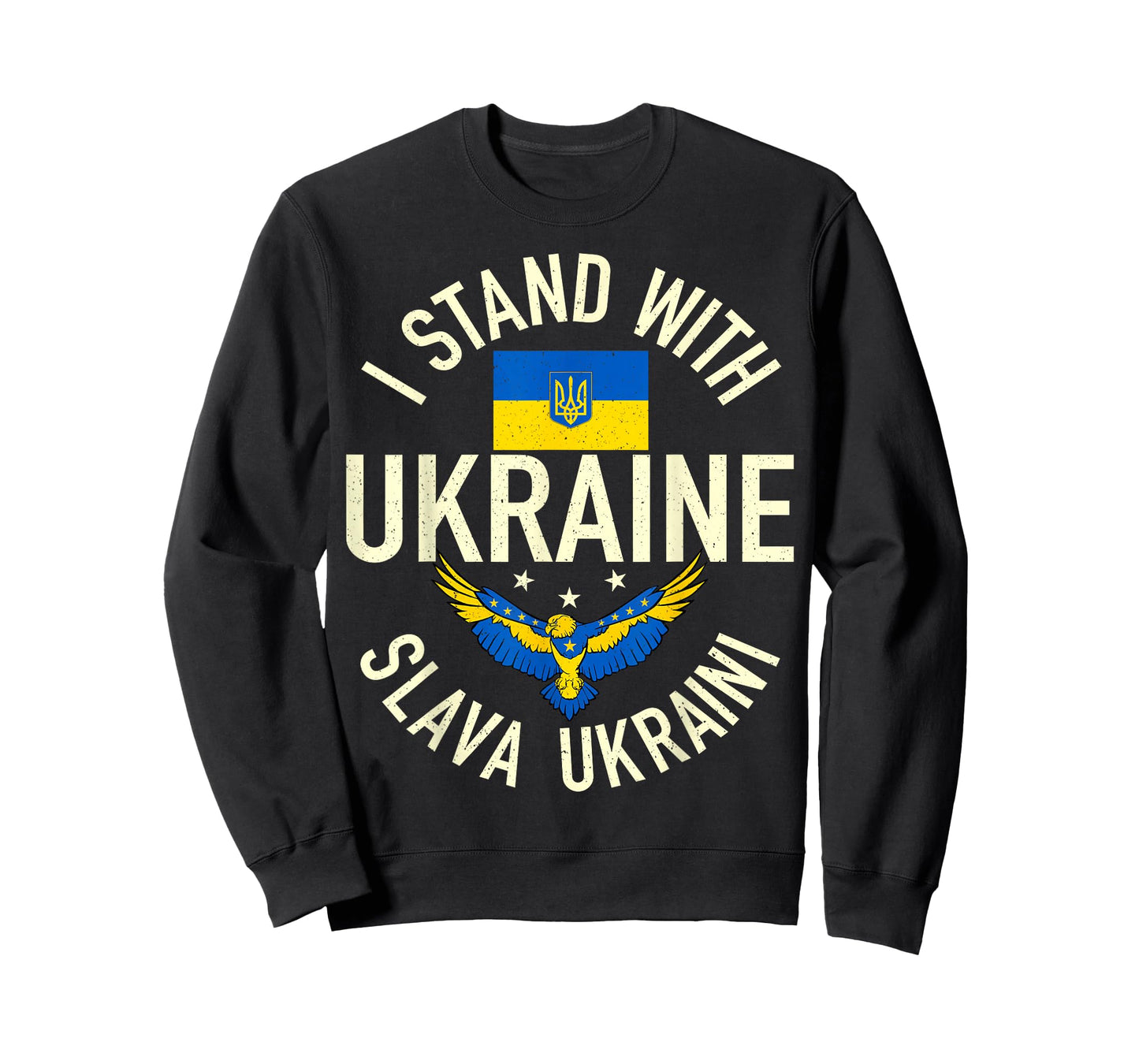 Support Ukraine I Stand With Ukraine Ukrainian Flag Patriot T-Shirt