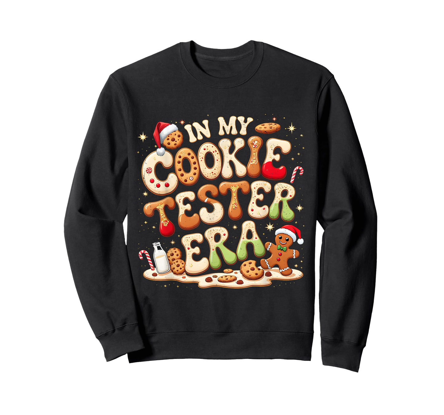 in My Cookie Tester Era Cute Christmas Baking T-Shirt