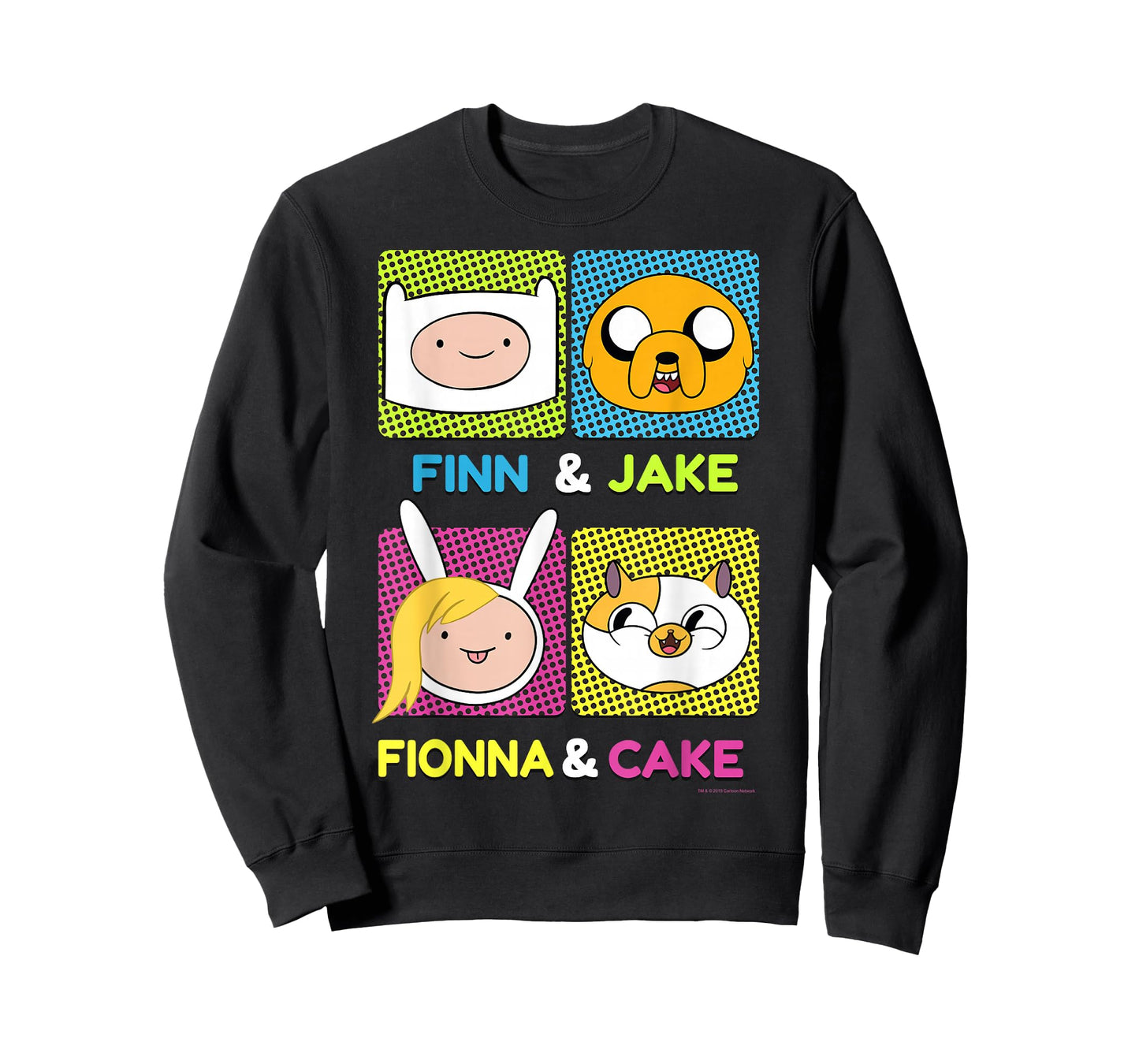 CN Adventure Time Finn & Jake Fionna & Cake Box Up T-Shirt