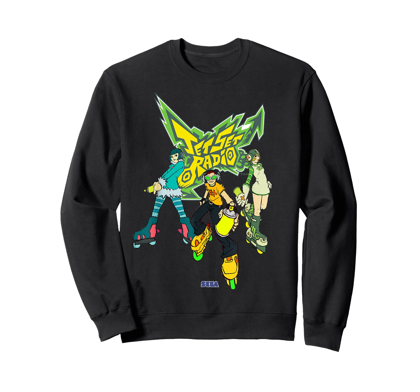 Jet Set Radio Group Mew, Beat, Gum SEGA Dreamcast Video Game T-Shirt