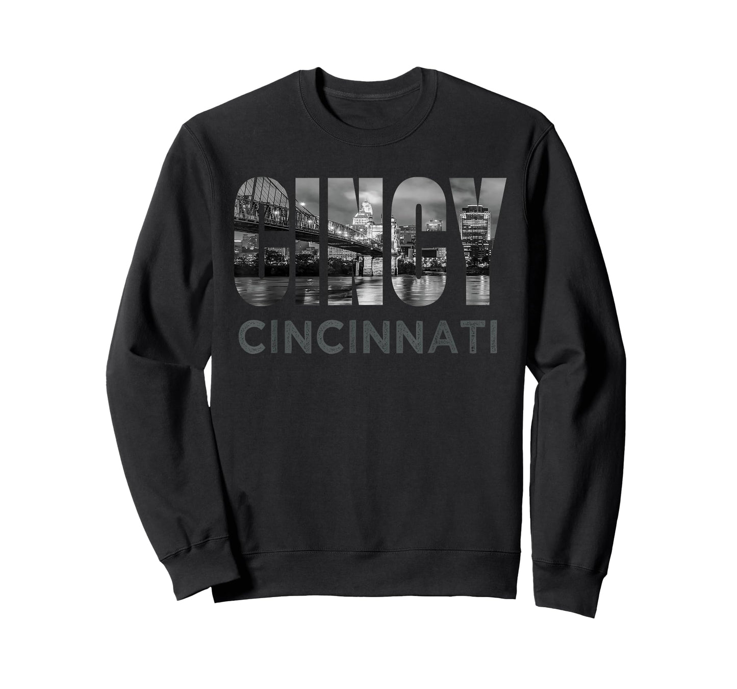 Cincy Downtown Cincinnati Ohio Skyline Art Home City Gift T-Shirt