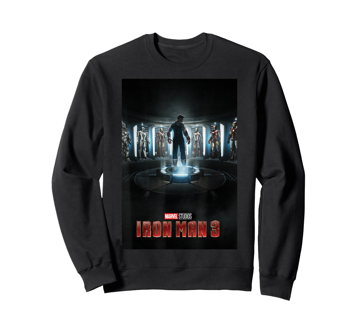 Marvel Studios Iron Man 3 Movie Poster Graphic T-Shirt T-Shirt