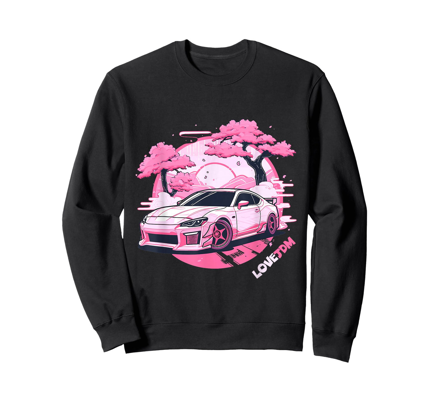 Love JDM Girl Racer Pink Japanese Race Car T-Shirt