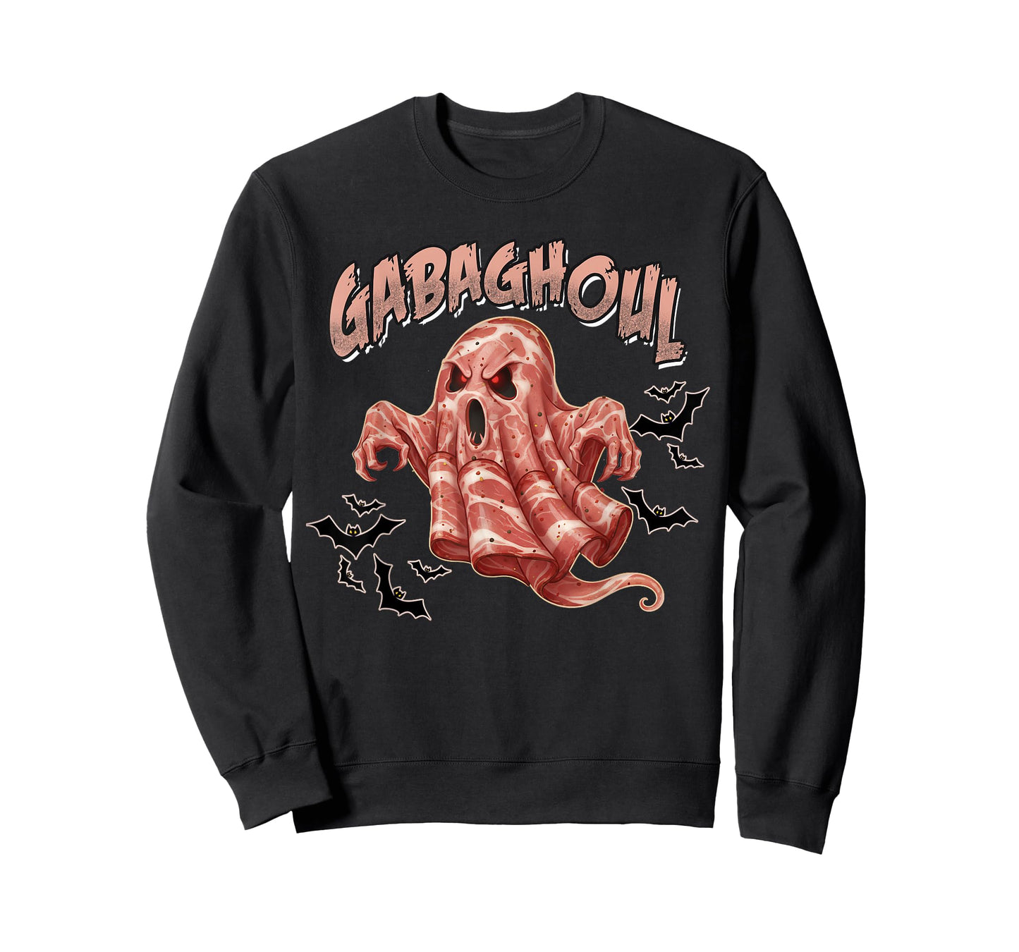 Halloween Funny Gabaghoul Ghost Italian Food Humor T-Shirt