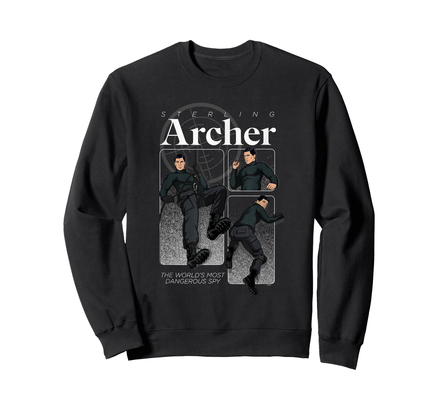 Archer World's Most Dangerous Spy Funny Cartoon T-Shirt