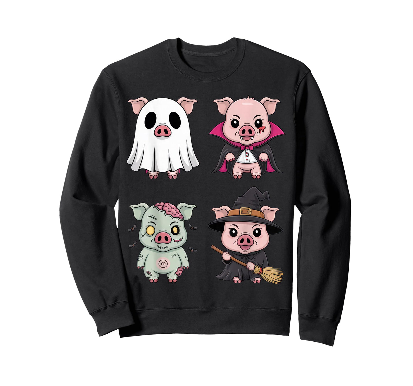 Halloween Piggy Squad Funny Costume for Animal Lovers T-Shirt