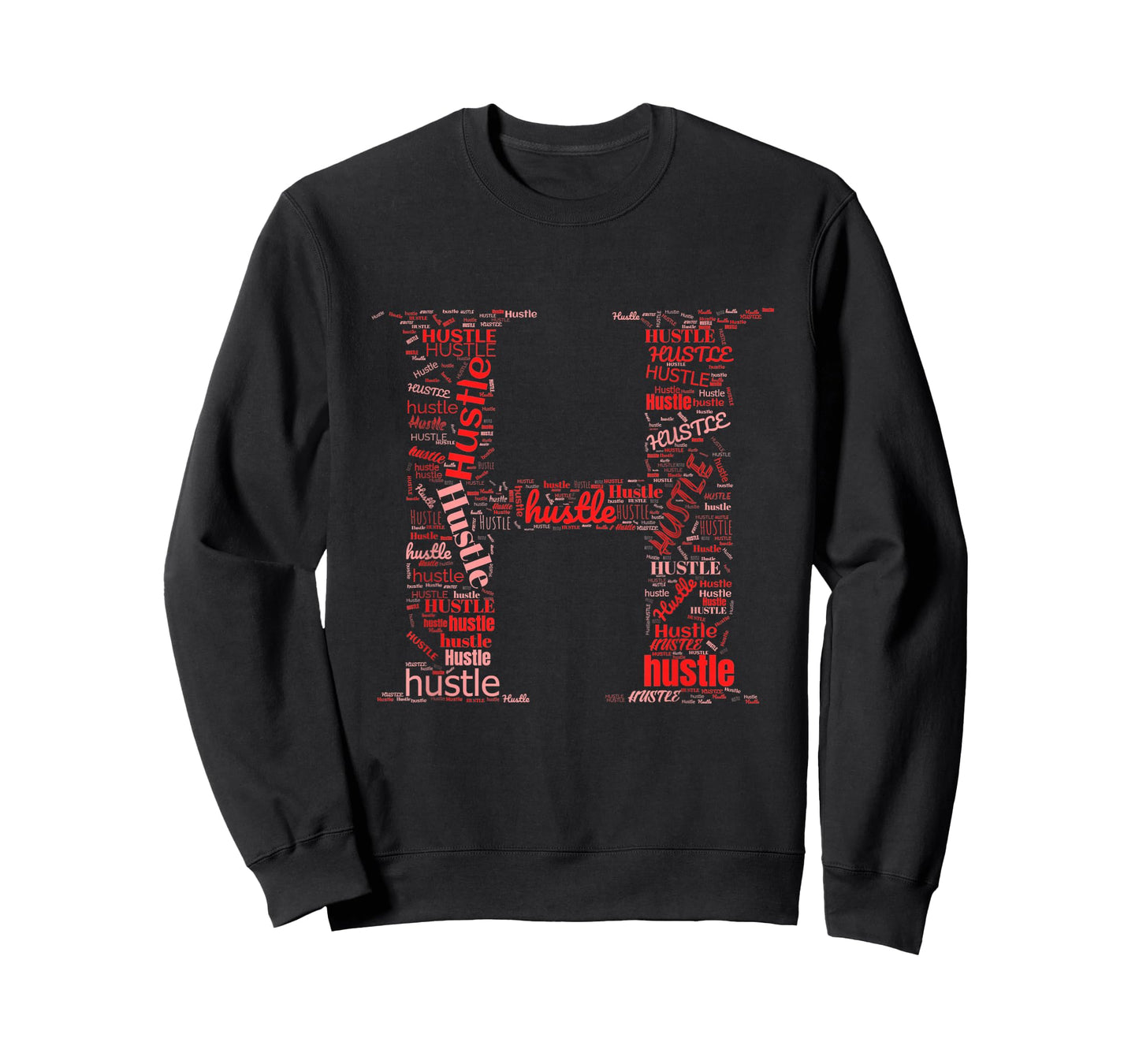 Red H is for Hustle Red Graphic T-Shirt