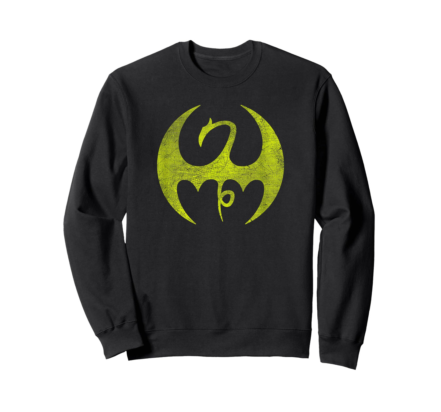 Marvel Iron Fist Distressed Dragon Logo Graphic T-Shirt