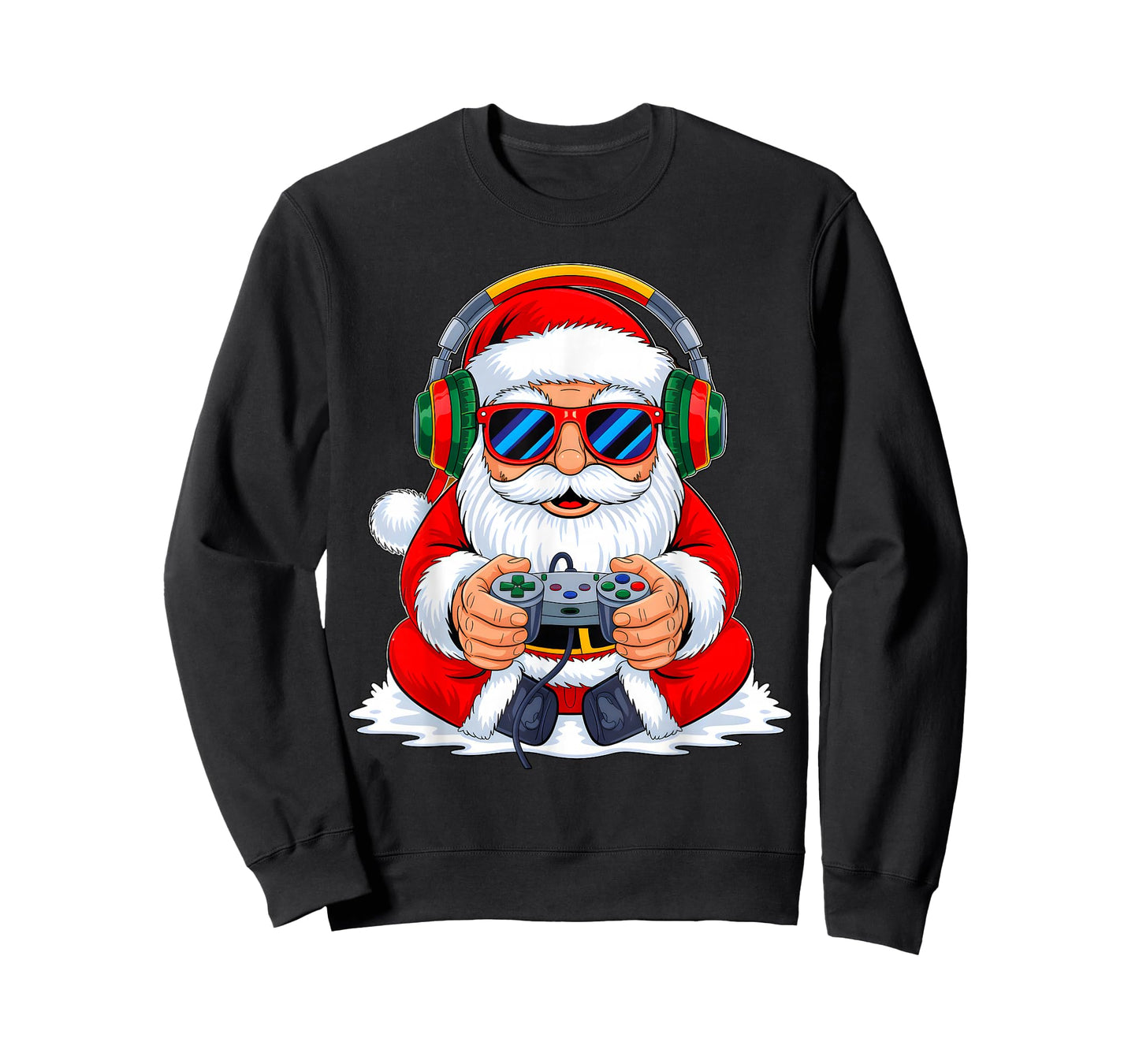 Christmas Gamer Boys Video Game Funny Santa Xmas Squad Kids T-Shirt