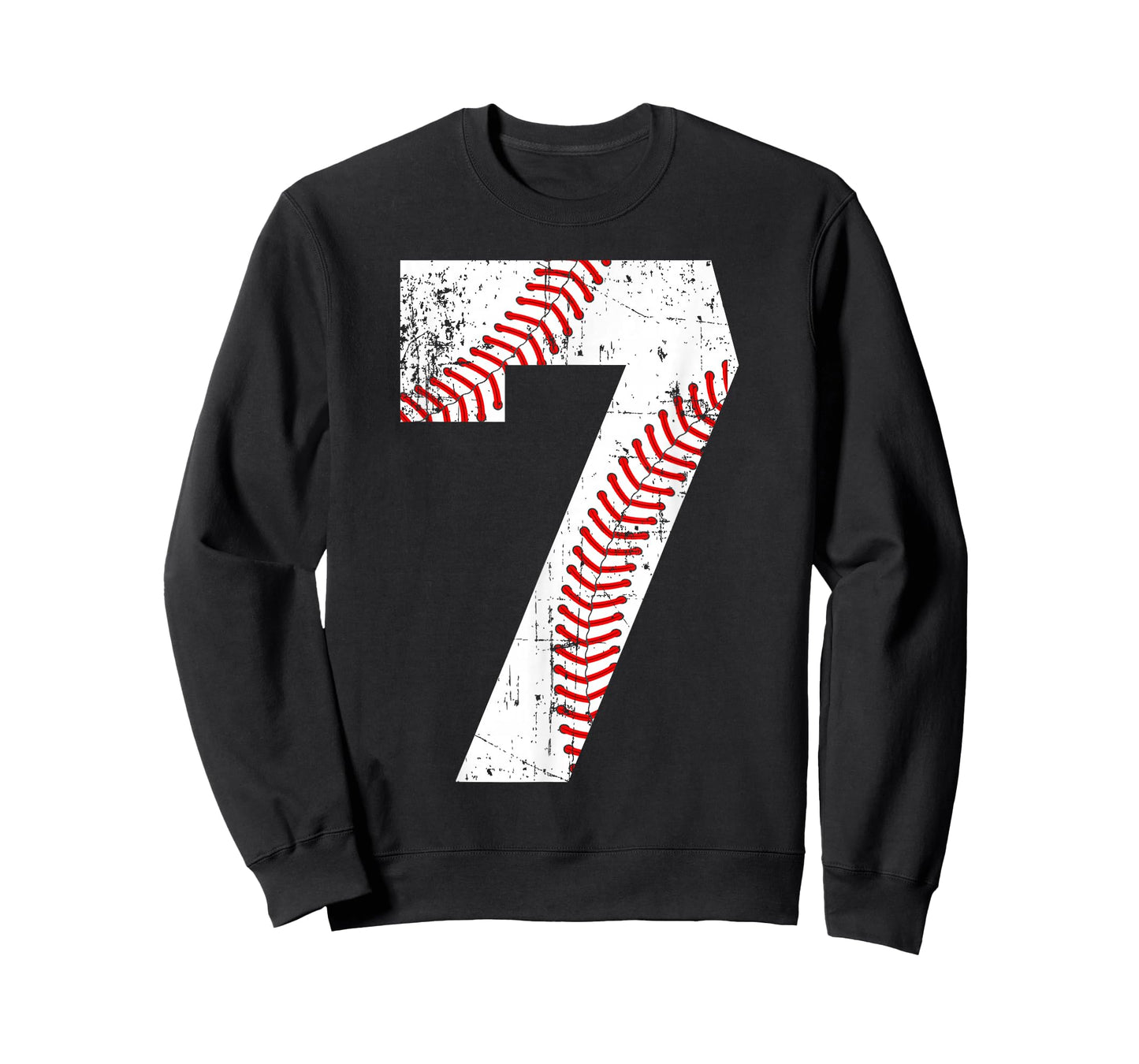 Vintage Baseball 7 Jersey Number T-Shirt