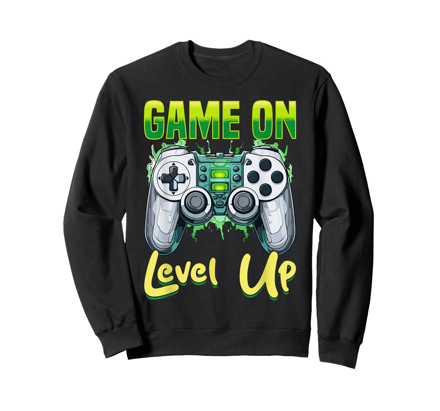 Gamer Gaming Game On, Level Up T-Shirt