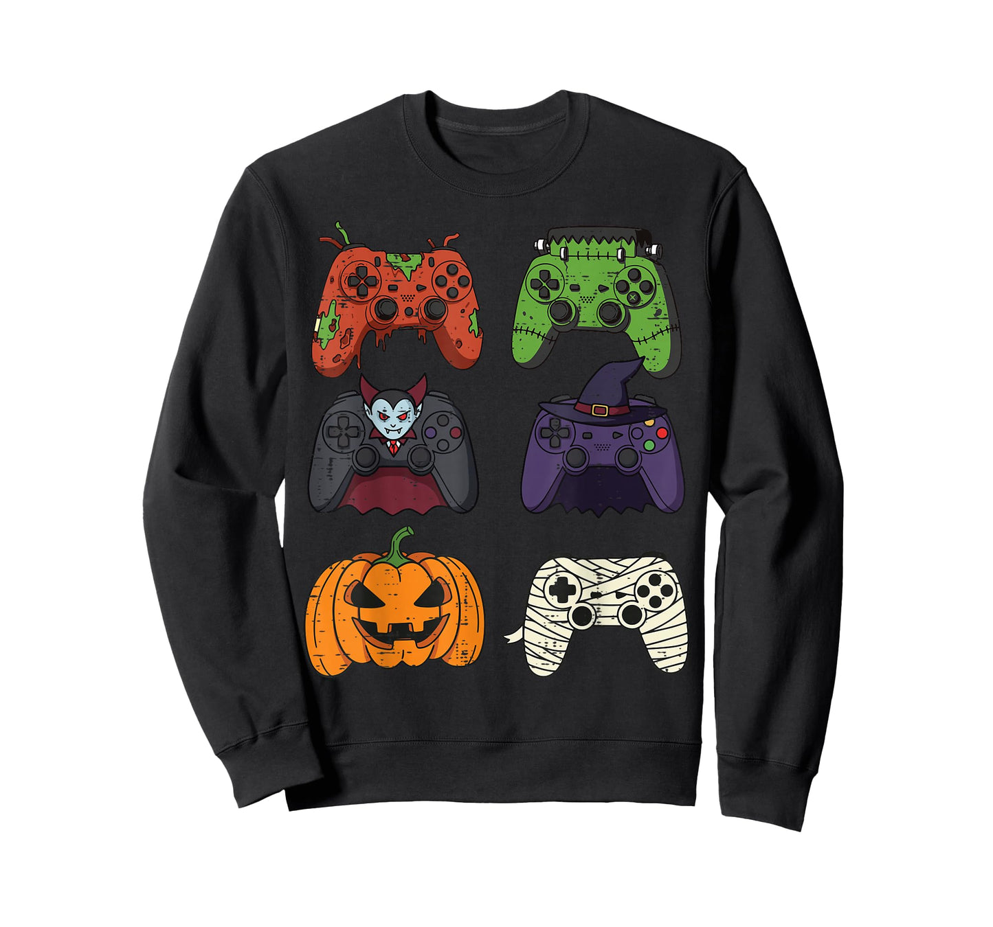 Halloween Gaming Controllers Gamer Costume Men Boys Kids T-Shirt