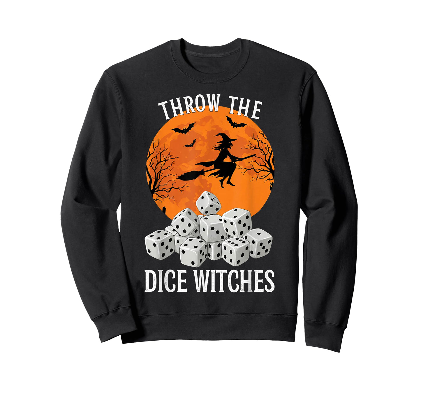 Bunco Halloween Throw The Dice Witches Bunco Game for Women T-Shirt