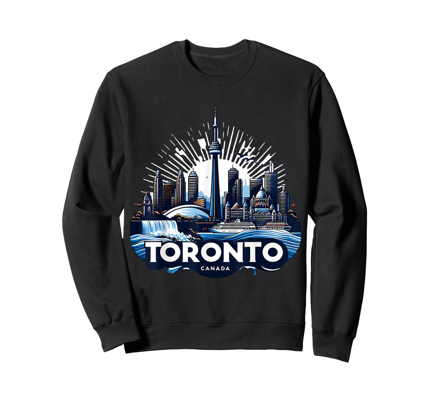 Toronto Canada City Landmarks Souvenir Canadian Proud T-Shirt