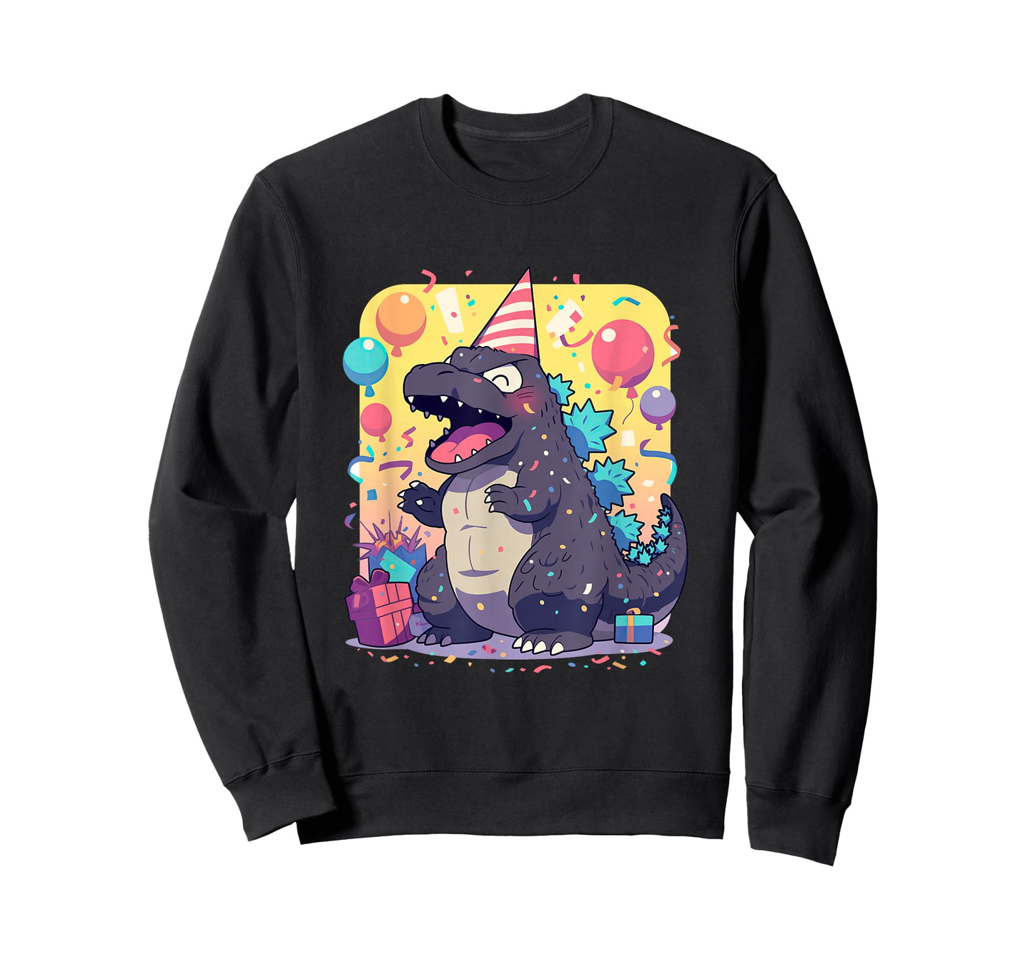 Cute Happy Birthday Japanese Kaiju Monster Epic Party T-Shirt