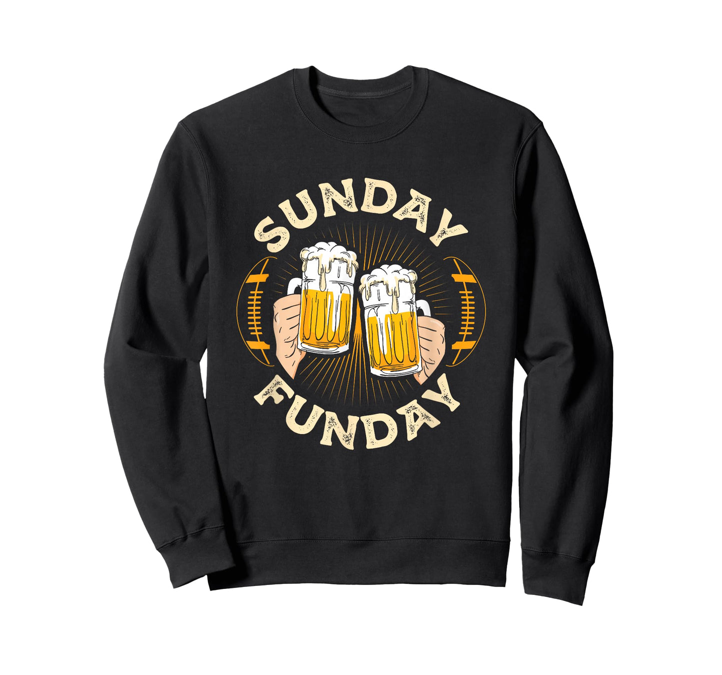 Sunday Funday Funny Football Gift Sport Lovers Football Beer T-Shirt