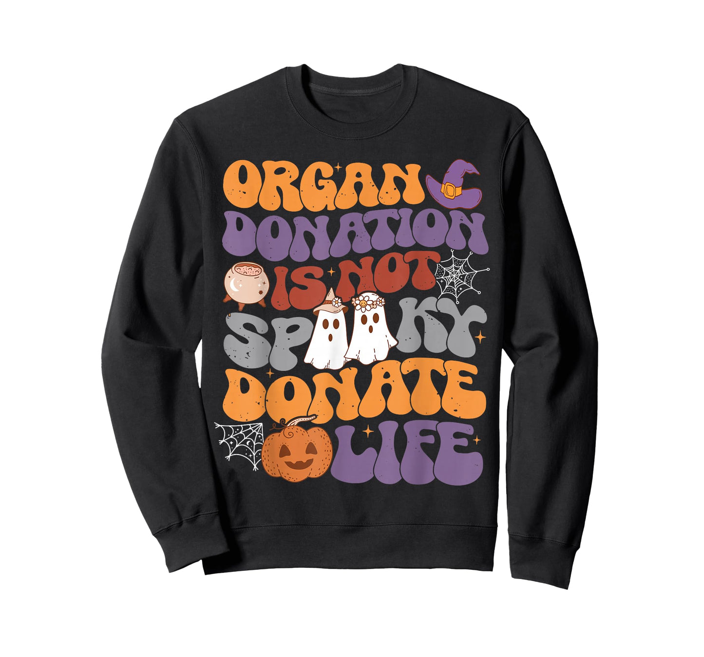 Organ Awareness Halloween Transplant Awareness Ghost Spooky T-Shirt