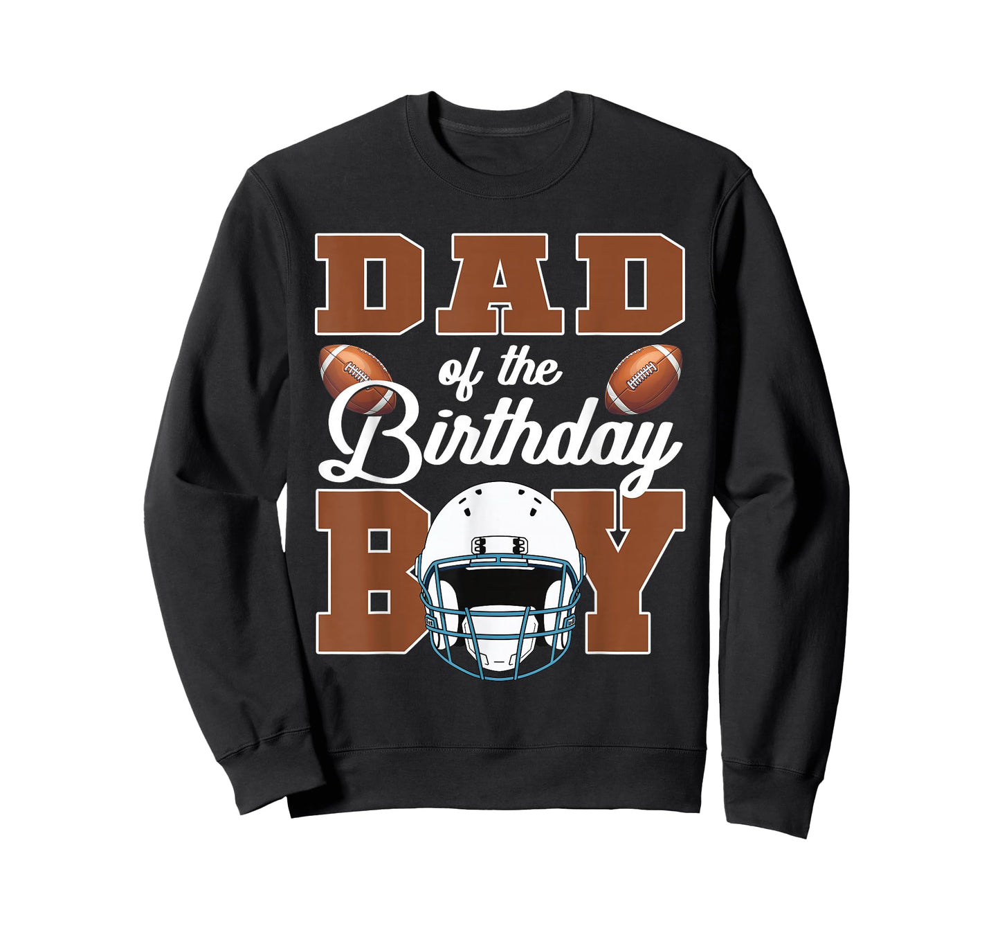 Dad Of The Birthday Boy Football Party Family Matching T-Shirt