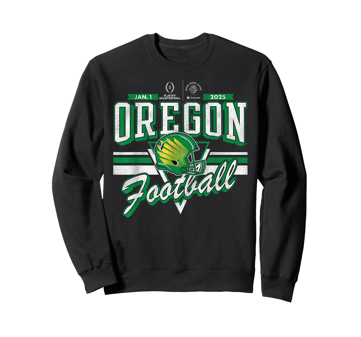Elite Authentics Unisex-Adult Oregon Ducks NCAA T-Shirt, Black, Small, Short Sleeve, Crew Neck, Vintage, Cotton 65% Polyester 35%