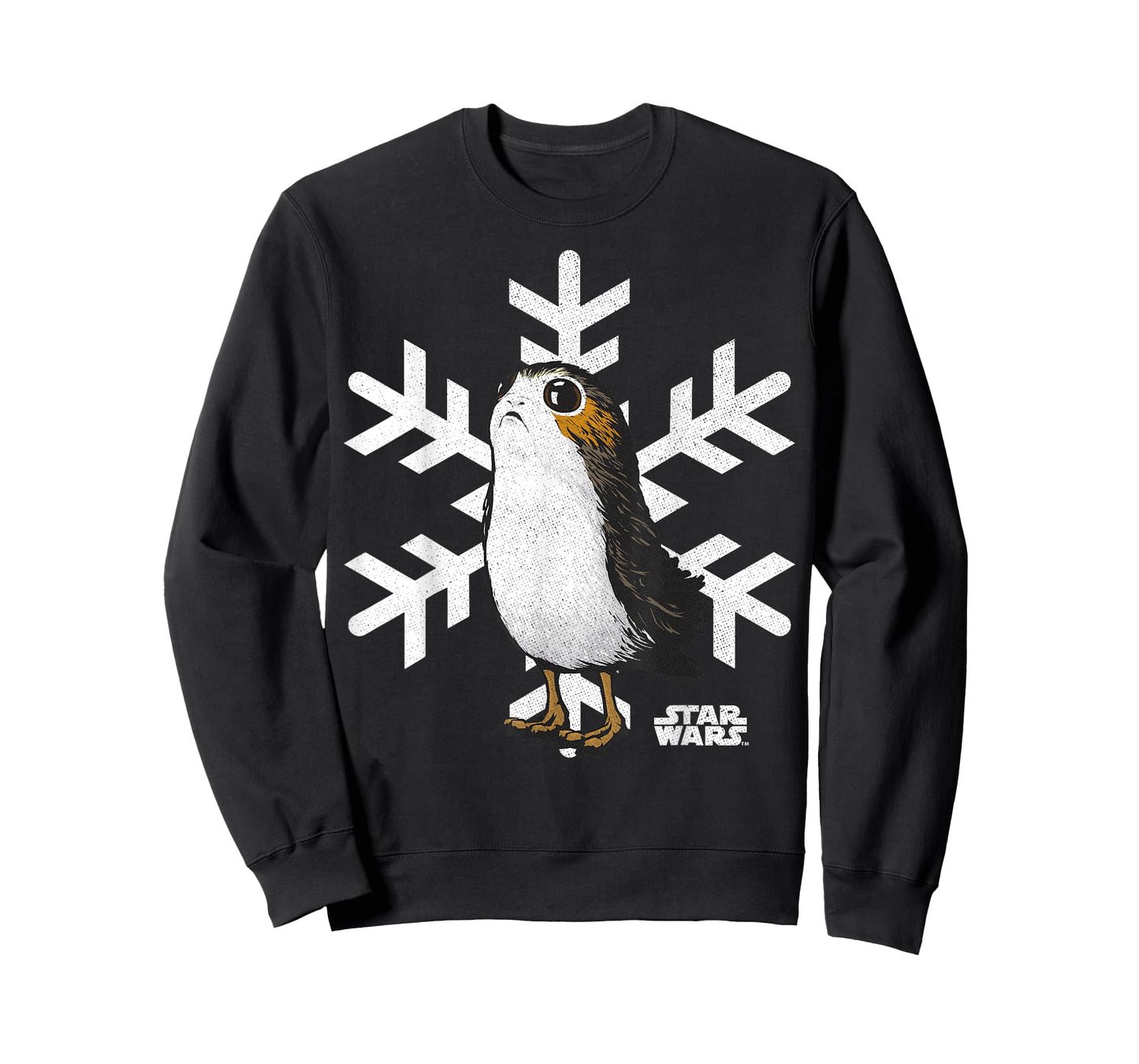 Star Wars Porg Snowflake Christmas Holiday Graphic T-Shirt T-Shirt