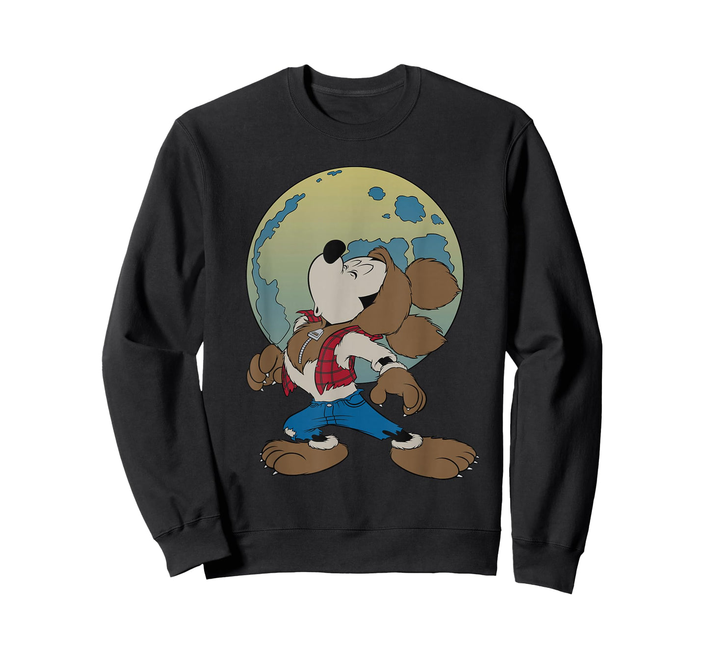 Disney Mickey Mouse Werewolf Halloween Costume T-Shirt
