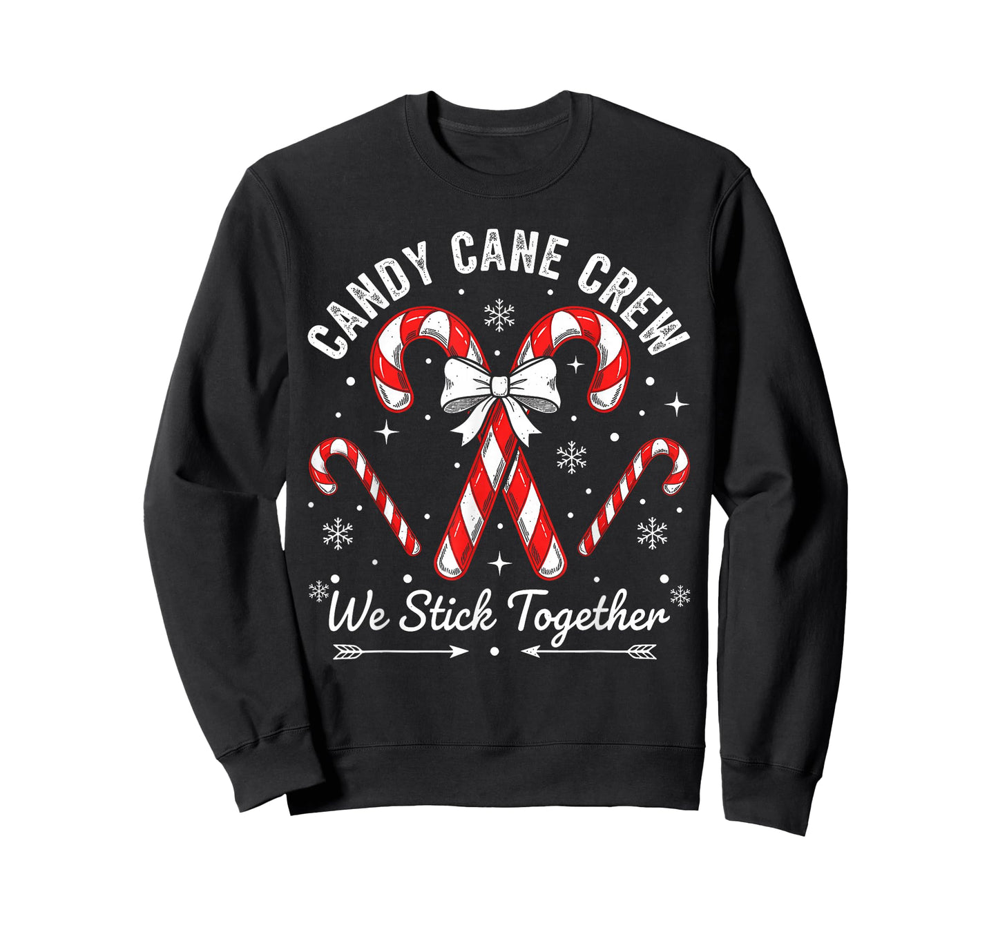 Candy Cane Squad Christmas Shirt Family Matching Pajamas T-Shirt