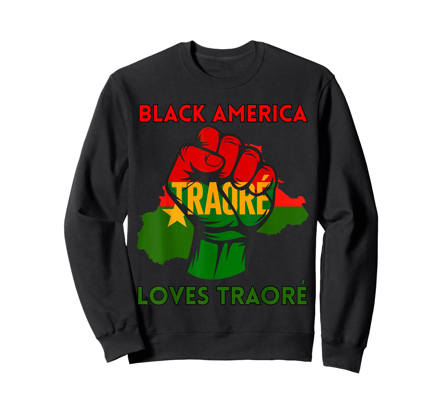Burkina Ibrahim Traoré Shirt Black loves Ibrahima Traoré T-Shirt
