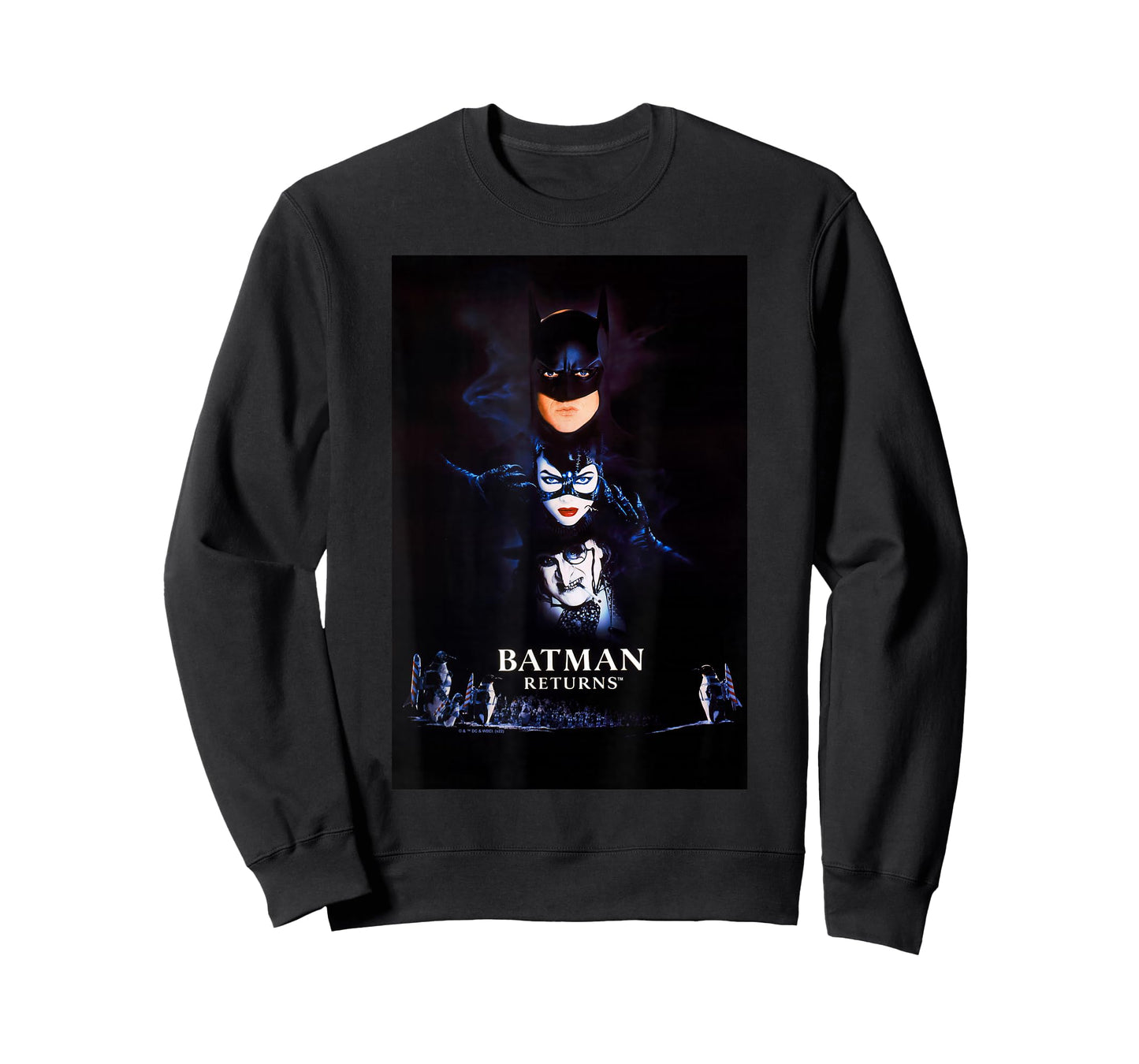 Batman Returns Batman Catwoman Penguin Poster T-Shirt