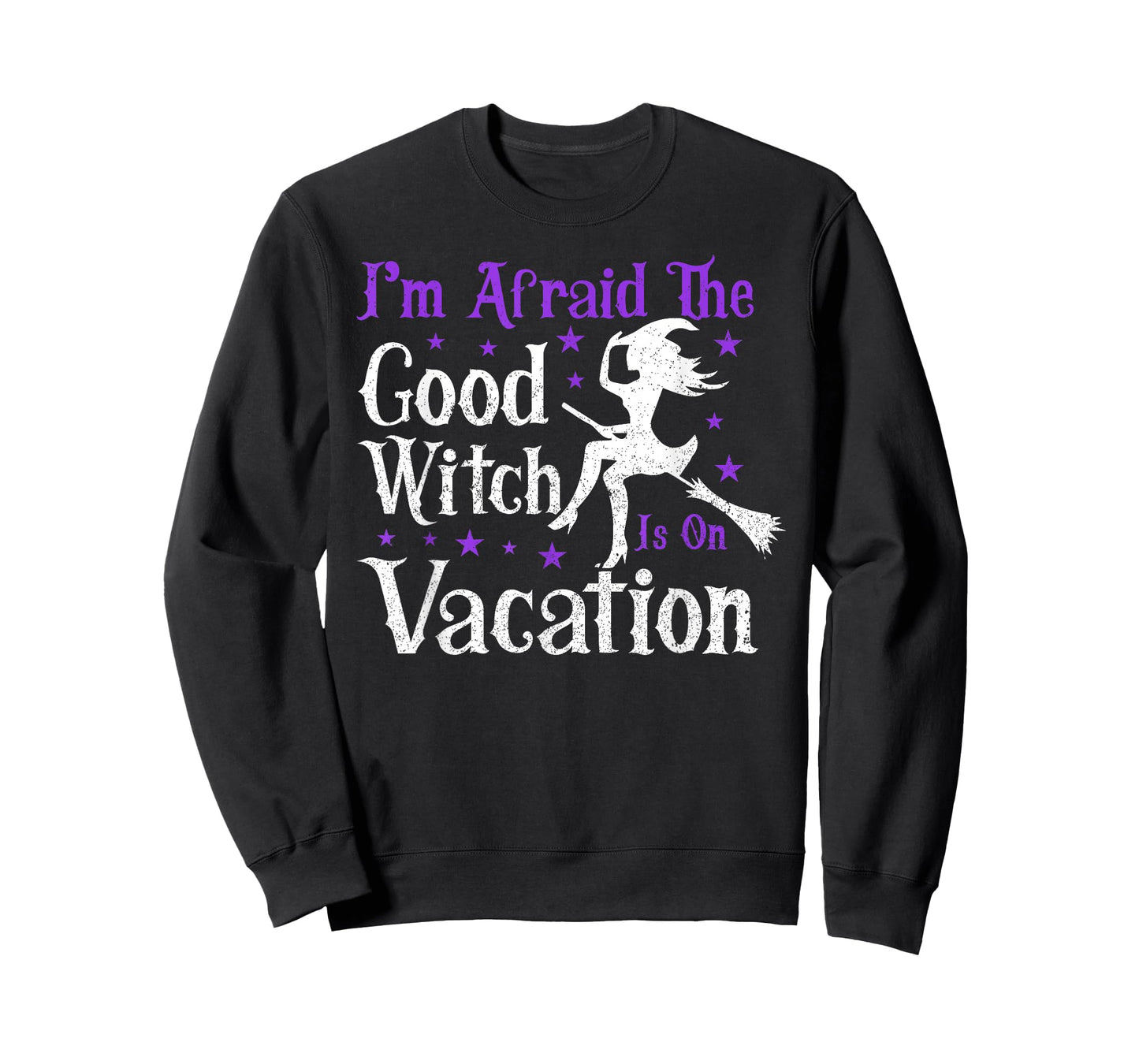 Good Witch Is On Vacation | Witches Brooms Halloween Witch T-Shirt