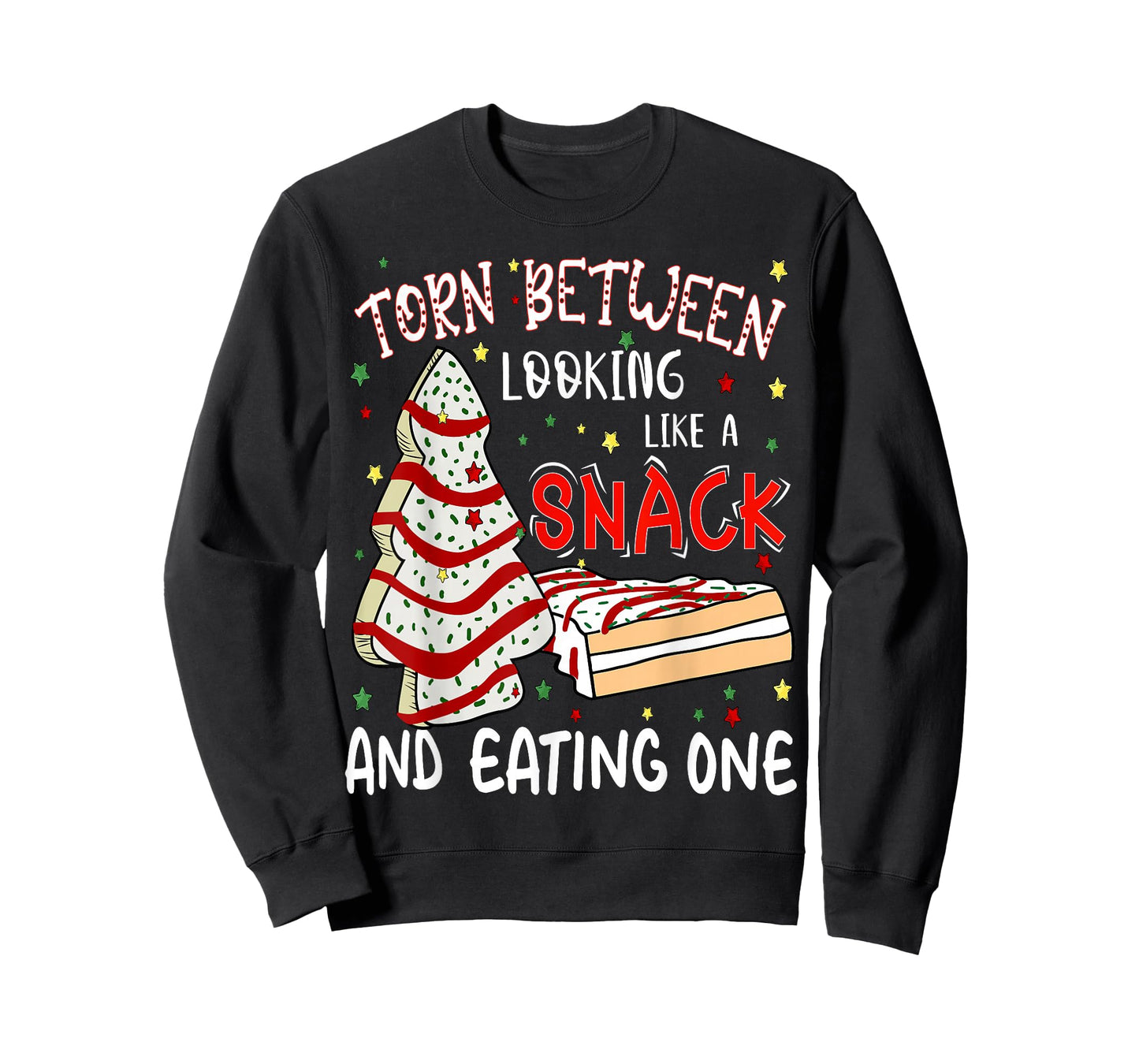 Torn Between Looking Like A Snack Or Eating One Christmas T-Shirt