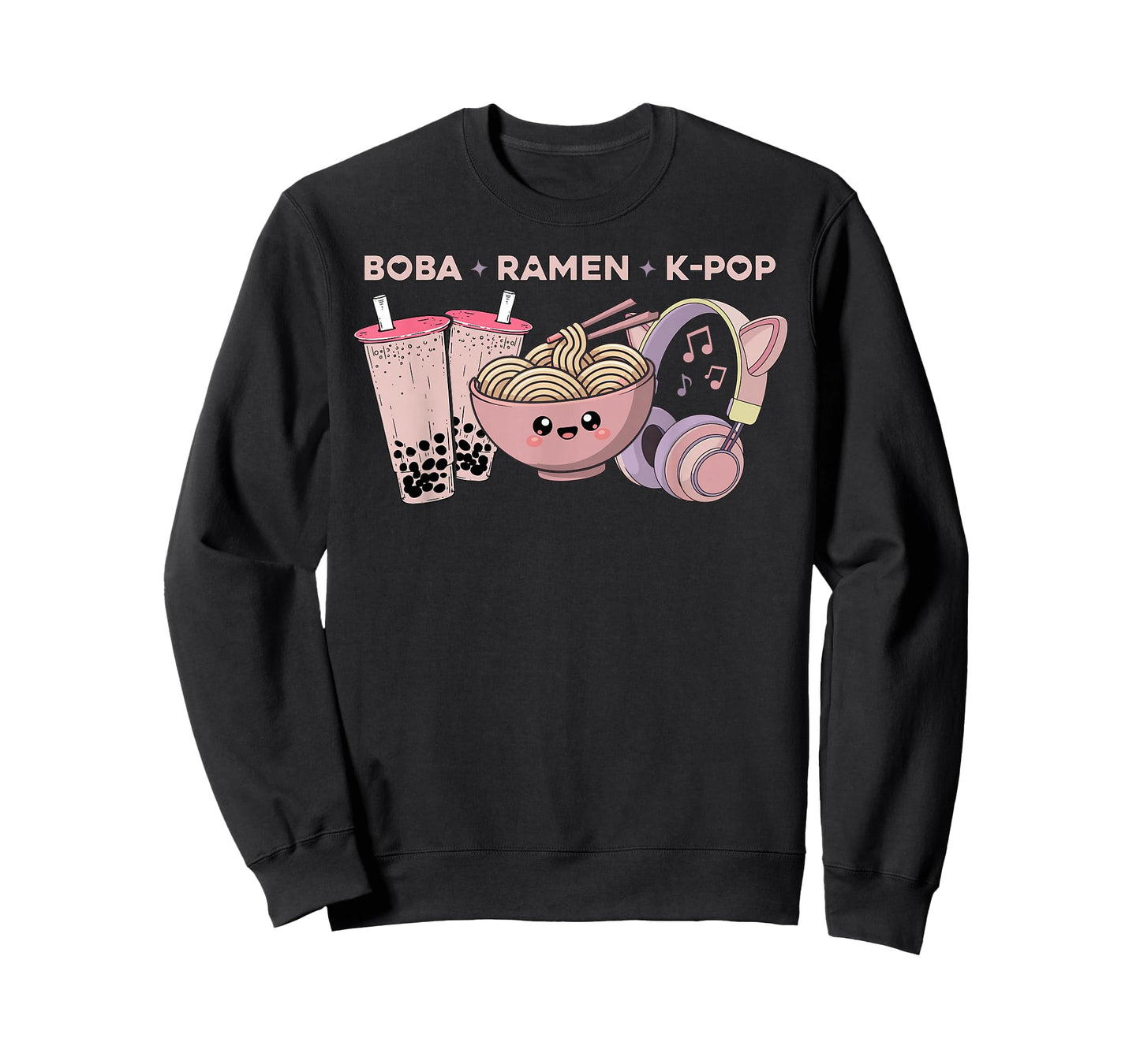 Kawaii Kpop Boba Ramen K-Pop Anime K Pop T-Shirt